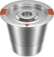 Vista 8 de Cápsulas de café reutilizables K Cups para Keurig: filtro de café K Cups recargables de acero inoxidable completo compatible con cafeteras 1.0 y 2.0