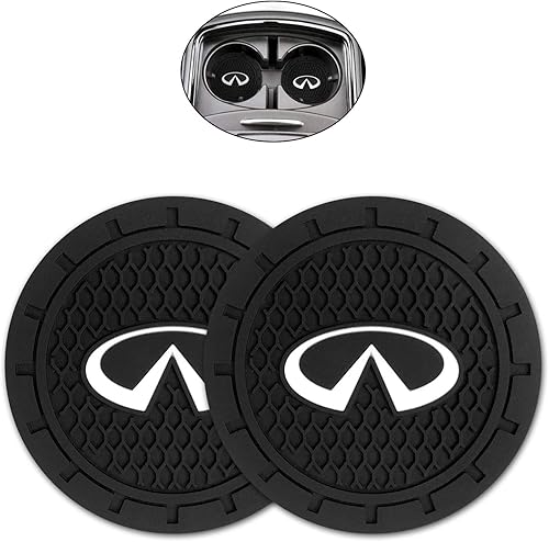 2 posavasos de silicona antideslizantes para automóvil Infiniti QX50 Q50 Q70 Q70L Q60 QX30 QX60 QX80 accesorios para interiores de automóvil 275