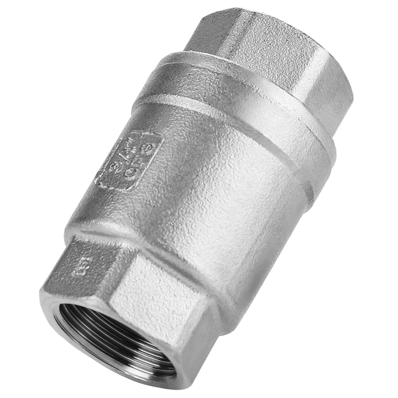 Clapet Anti-Retour 3/4 BSP Femelle Acier Inox 304 - Vertical à Ressort Haute Performance