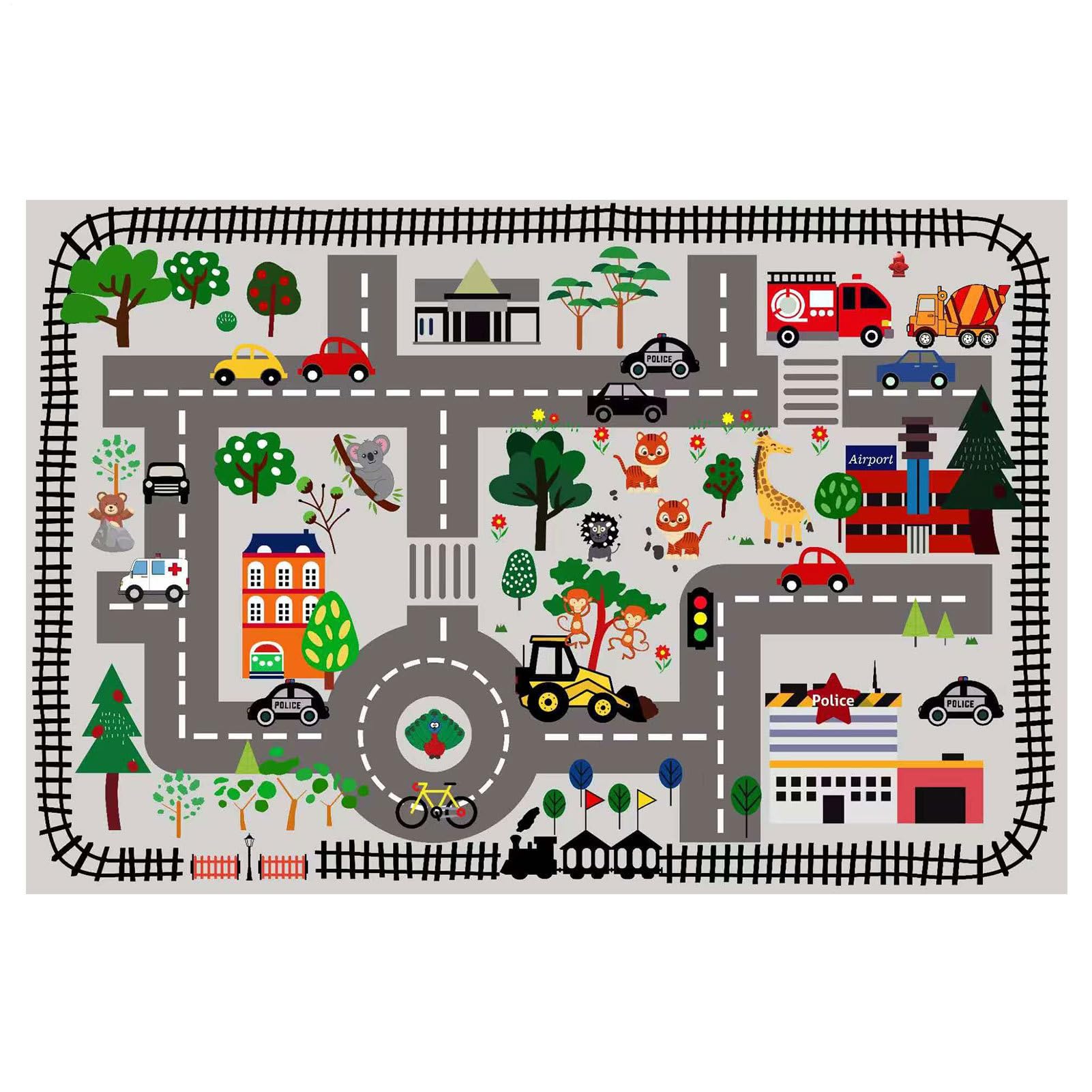 Kids Play Mat | Sensory Toys Activity Floor Mat for Baby,Foldable Non-Slip Carpet Educational Toys, Toddler Activities Crawling Carpet for Kids Playground Home Backyard