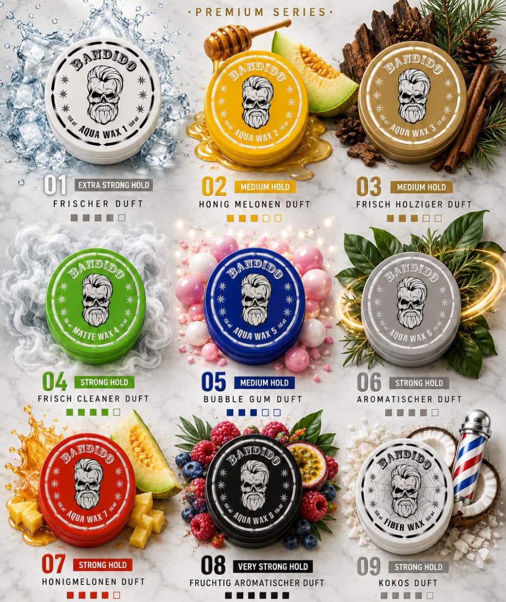 Bandido Matte Hair Wax, 150 ml (1 opakowanie)