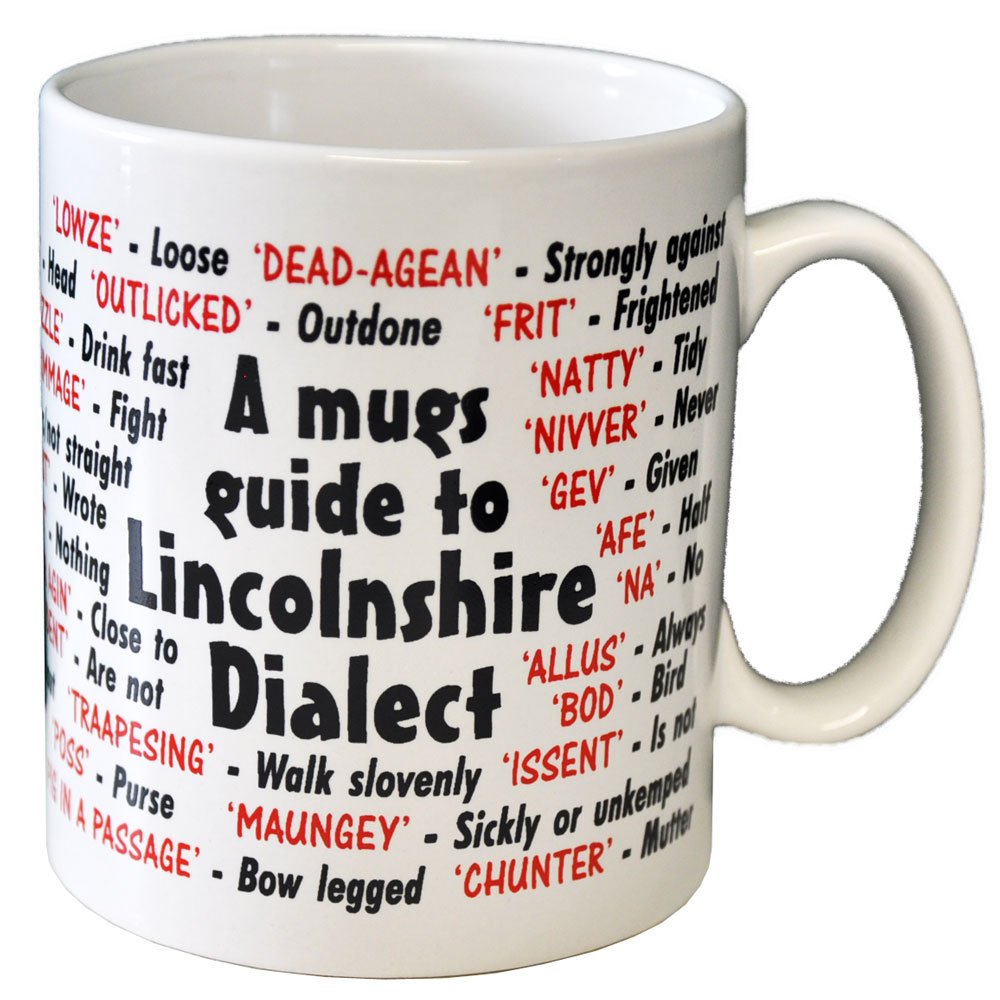 Personalised4u Lincolnshire Dialect Ceramic Coffee Mug