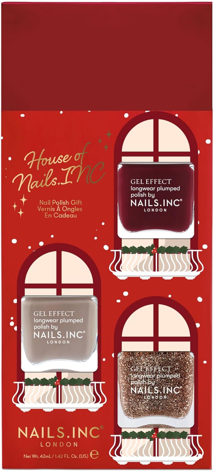 Nails.INC House Of Nails.INC Nail Polish Trio Amazon.co.uk Beauty