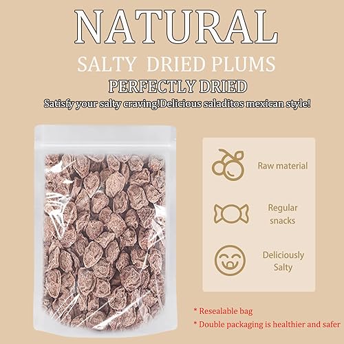 Miniatura 4 de Ciruela asiática seca Salada y Agria Conservada Ciruela Saladitos Estilo Mexicano Ciruelas Saladas Para Bocadillos Y Saborizar Cualquier Bebida