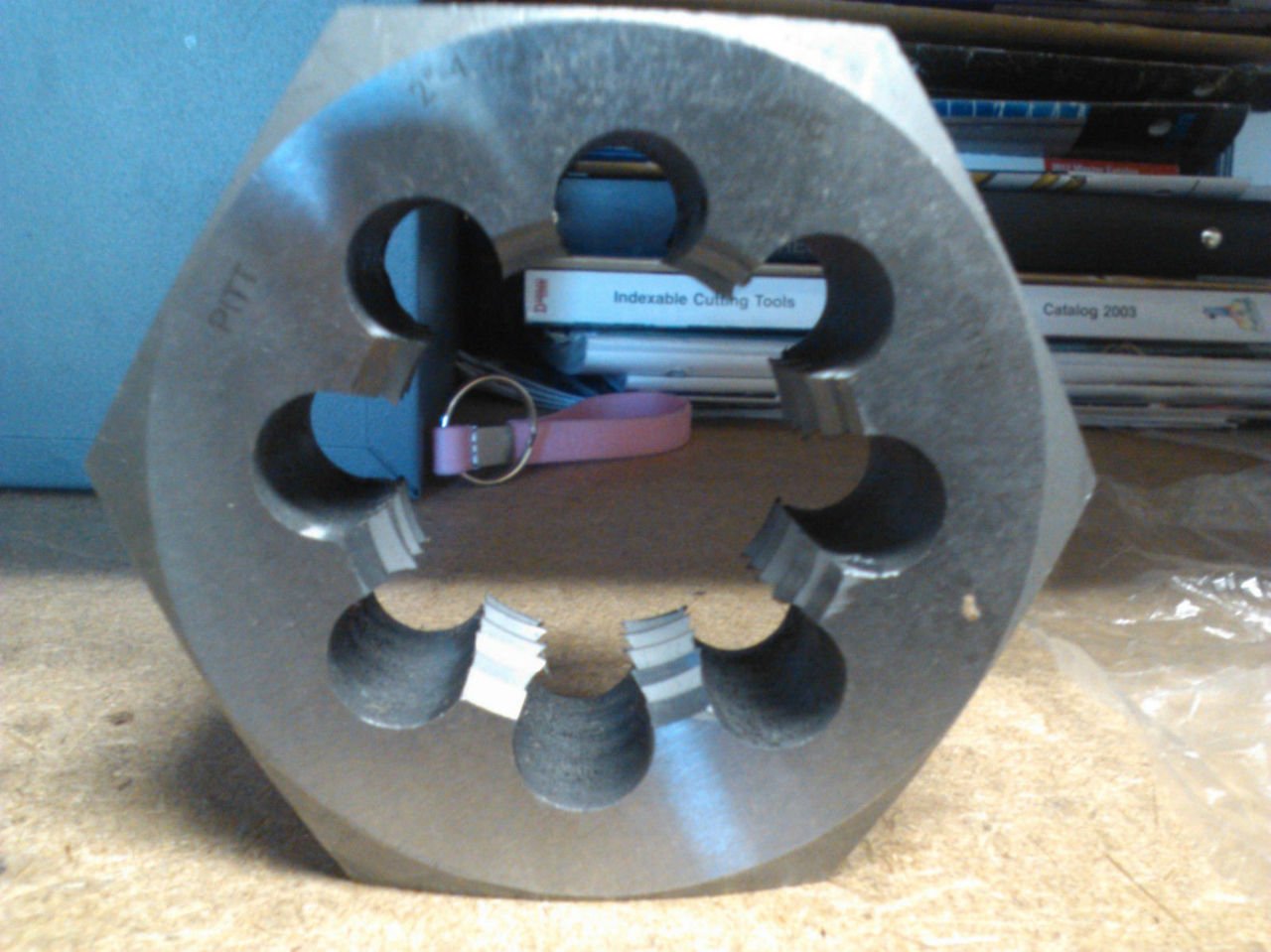 2"-4 1/2 Carbon Steel Hexagonal RE-Threading DIE