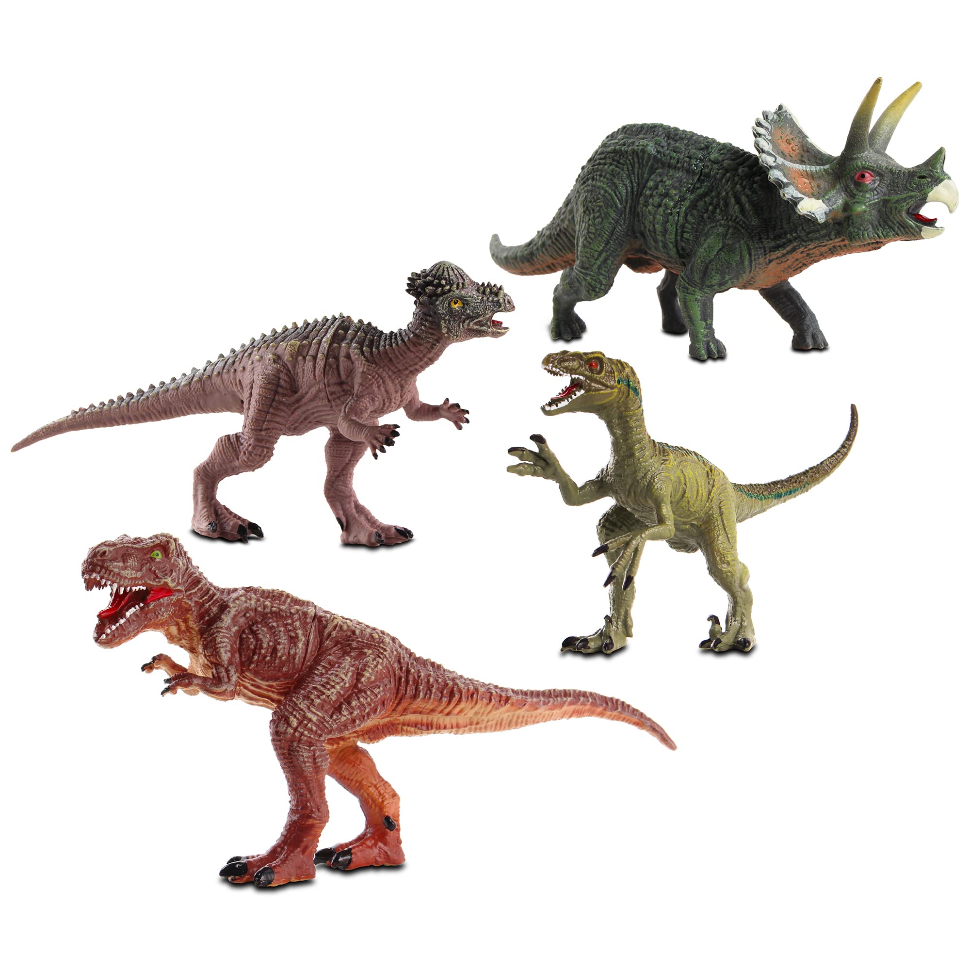 NKOK WowWorld: Poseable Dinosaurs Playset Medium 4-Pack Set