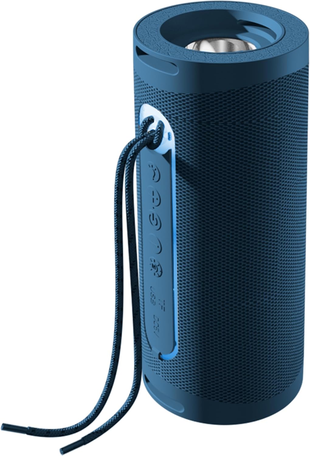 IQ Sound SC-2340BT Portable Bluetooth Speaker with LED Flashlight, TWS, FM Radio, 10m Range, USB/TF Card Inputs, Hands-Free Mic, 4 Hours Playtime, Rechargeable for Outdoor, Home, Party, Travel