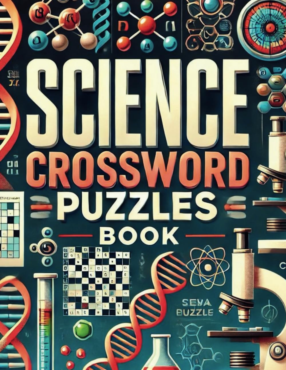 Science Crossword Puzzles Book: Unlock Your Knowledge with 45 Engaging Puzzles Across Physics, Chemistry, Biology, and More