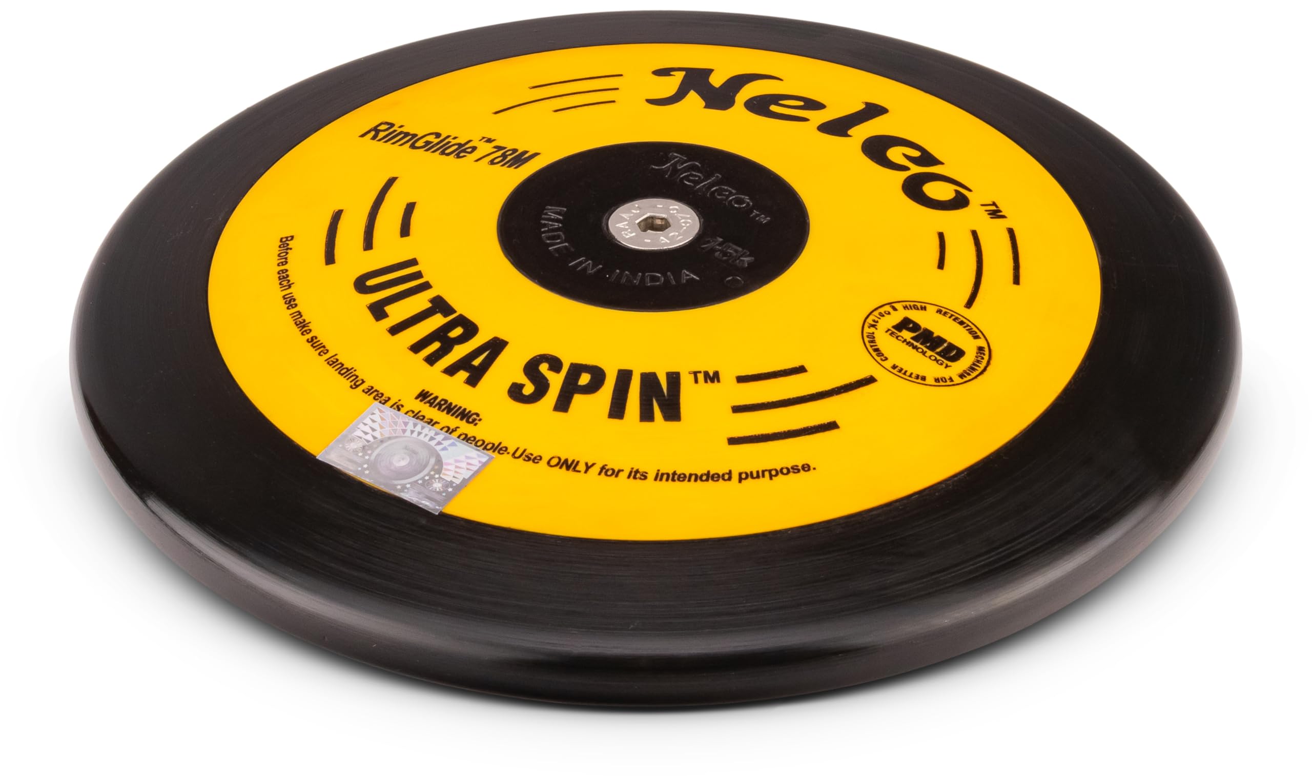 HAEST Nelco Disque de compétition Ultra Spin Gold - 1,00 kg - 1,50 kg - 1,75 kg - 2,00 kg - IAAF