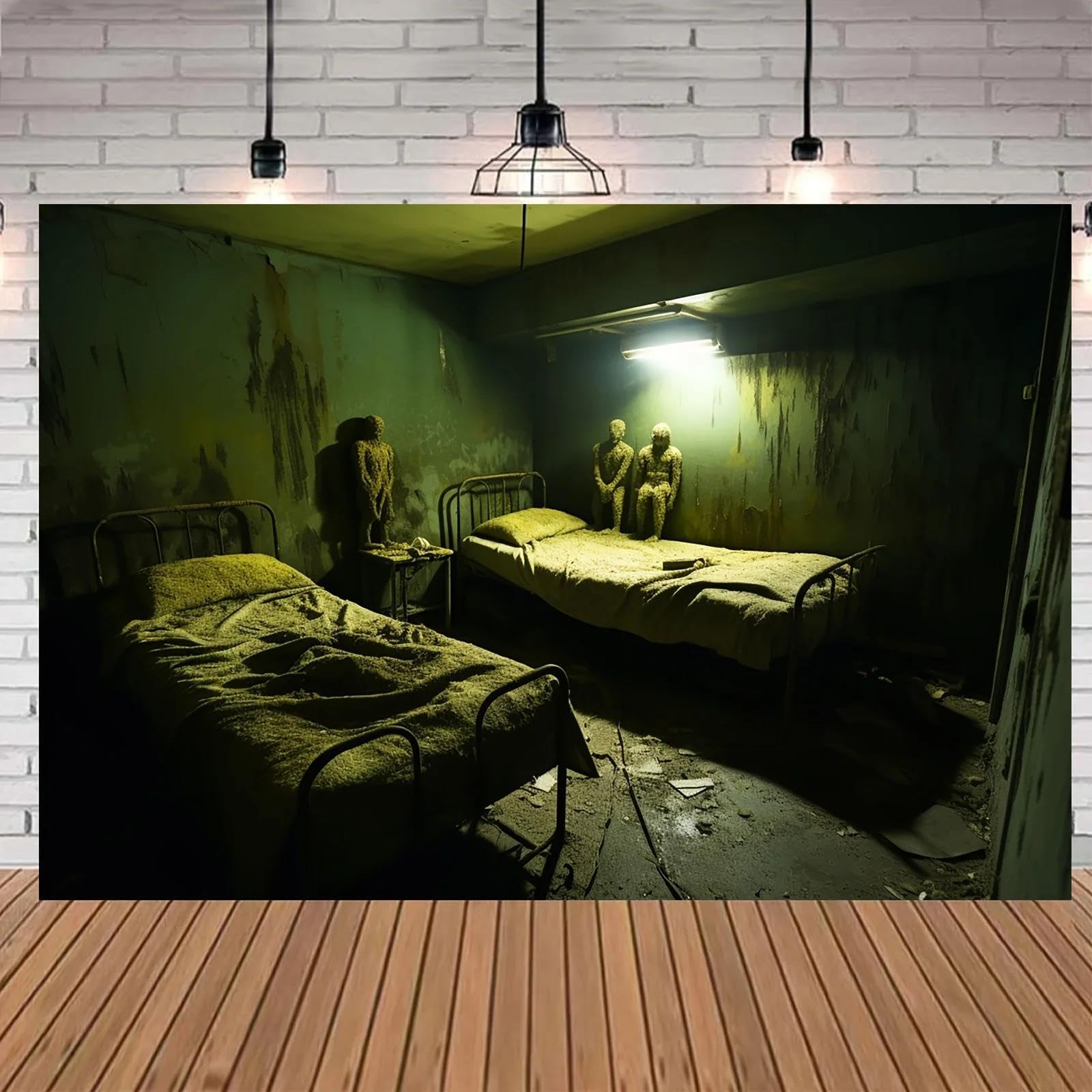 Dobra fotografia Halloween Straszny Zombie Dom Tło Halloween Urodziny Party Dekoracje