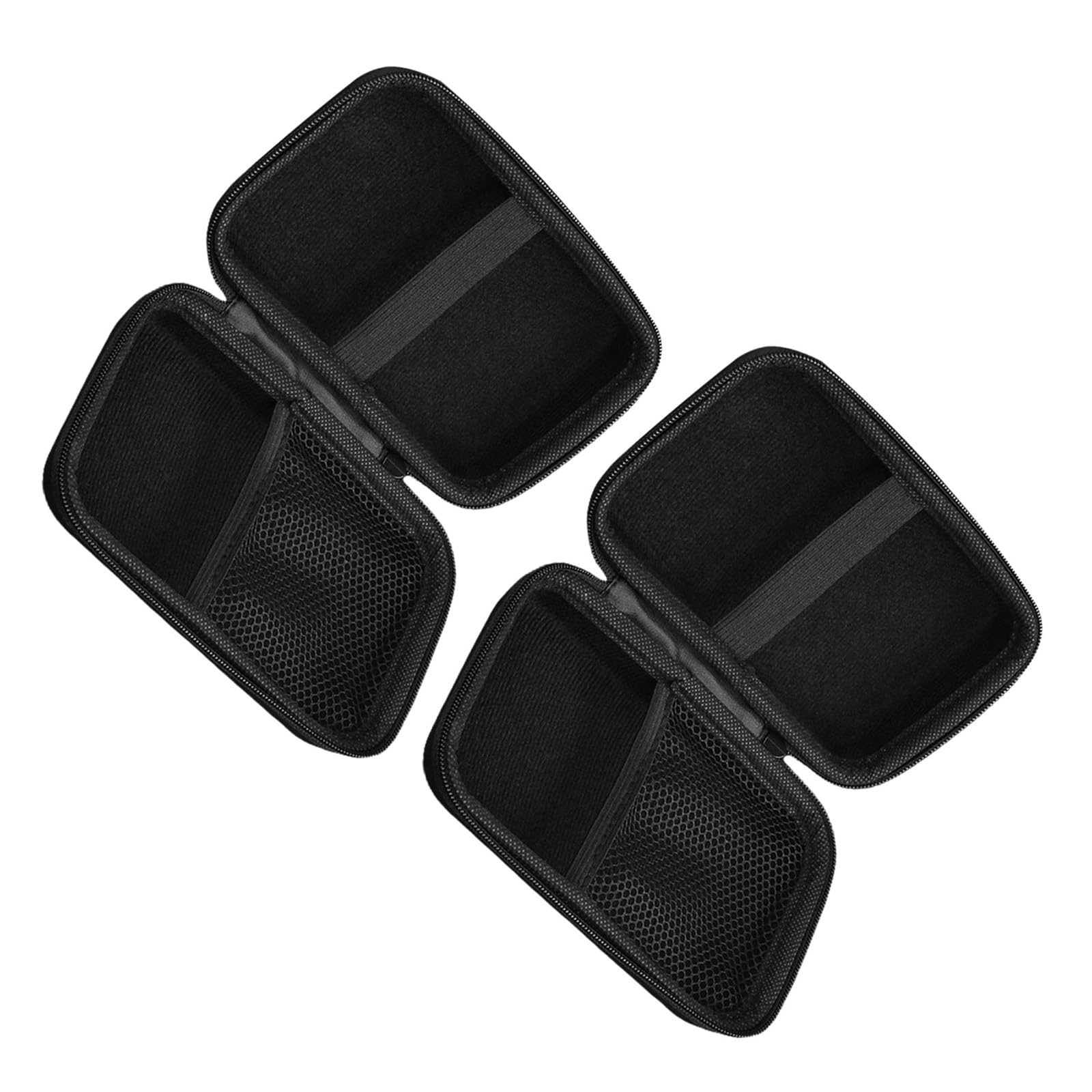 Étui à cigares portable en EVA noir étanche pour voyage | Lot de 2