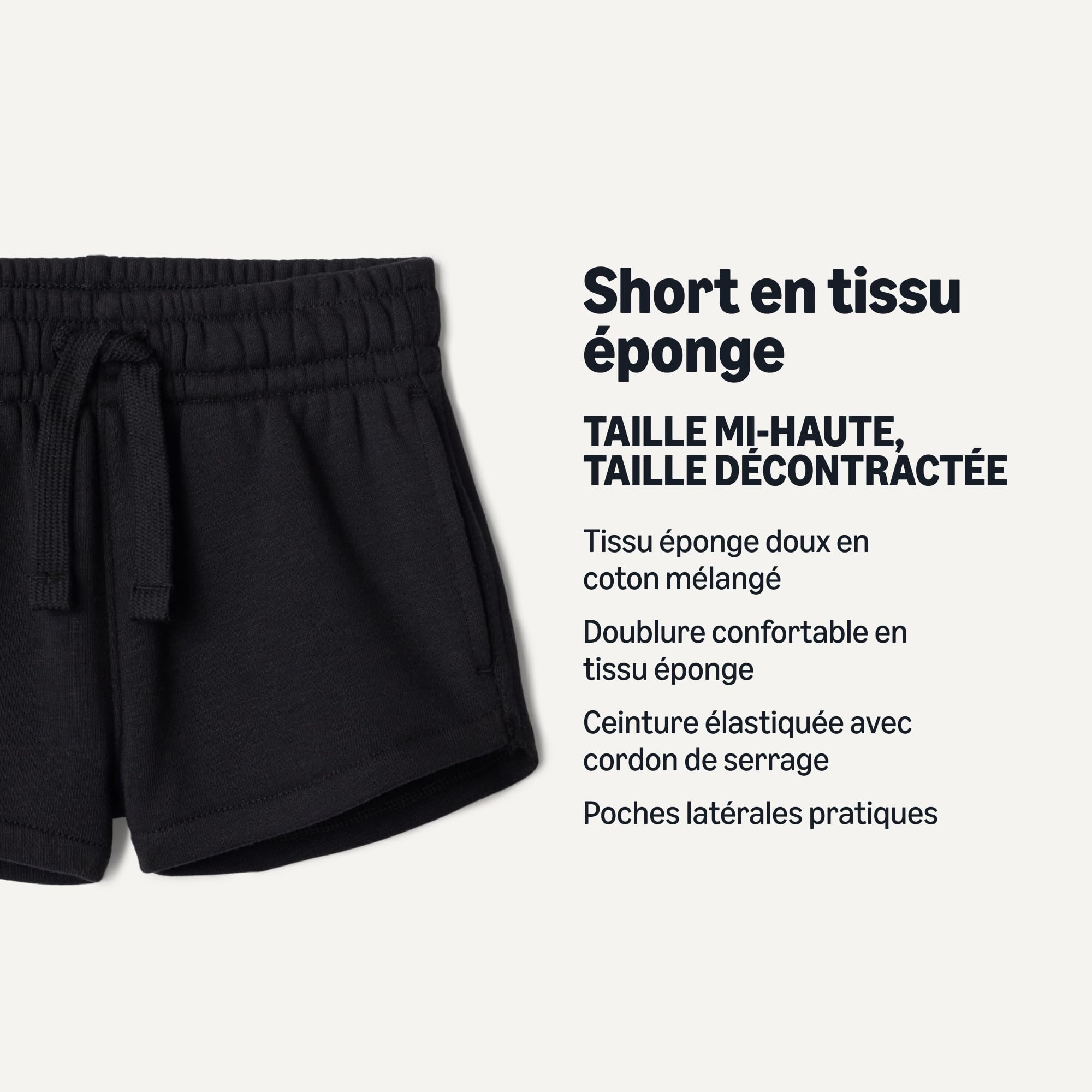 Amazon Essentials Short de Sport en Tissu Éponge Fille, Lot de 2