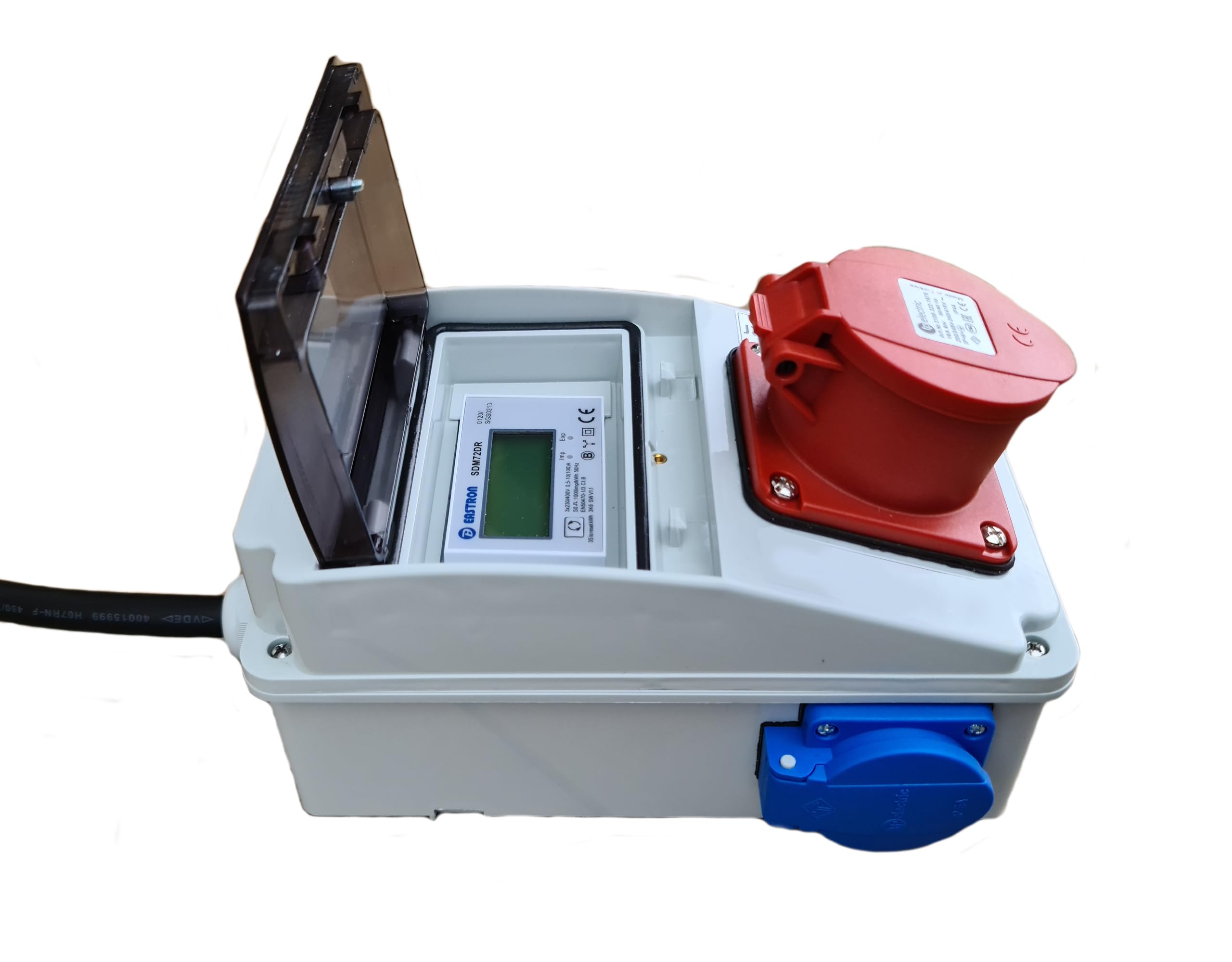 Mobiler Stromzähler CEE 400V/16A geeicht MID