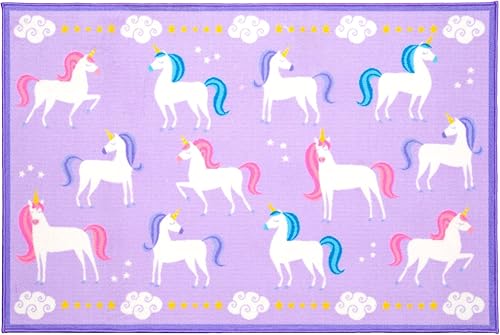 Miniatura 6 de Wildkin Alfombra infantil de 39 x 58 pulgadas para niños y niñas, ideal para aulas, salas de juegos y dormitorios con respaldo antideslizante,