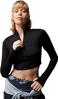 DeFacto DeFactoFit Slim Fit Fermuarlı Dik Yaka Uzun Kollu Tişört