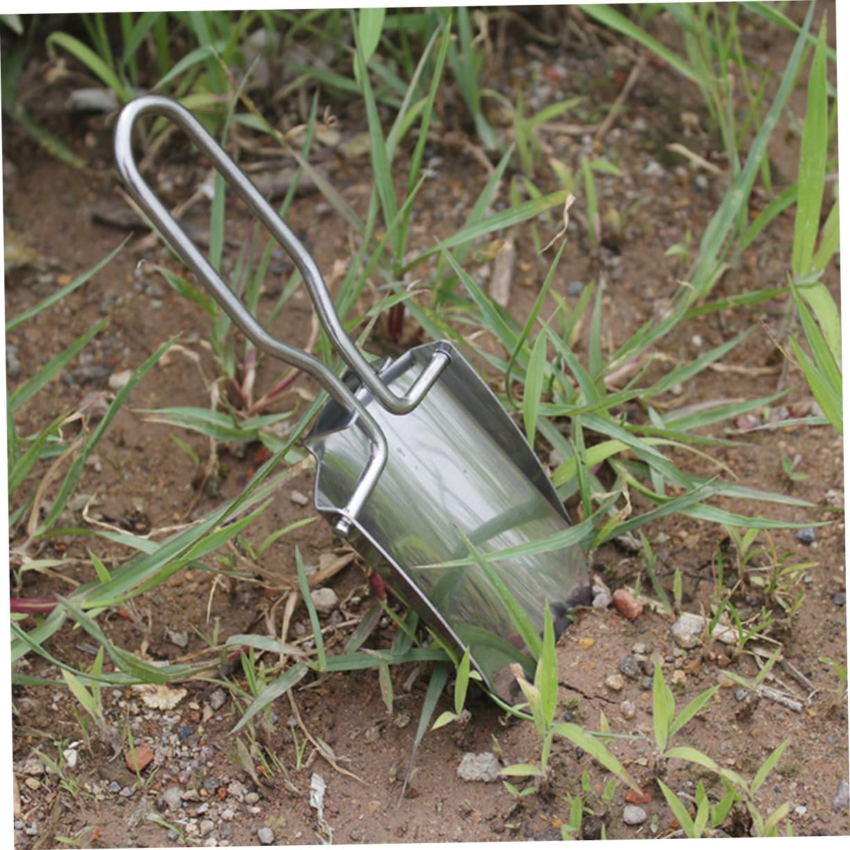 KOMBIUDA Outdoor Mini Shovel Multi-Purpose Entrenching Tool Durable for Hiking and Emergency Use