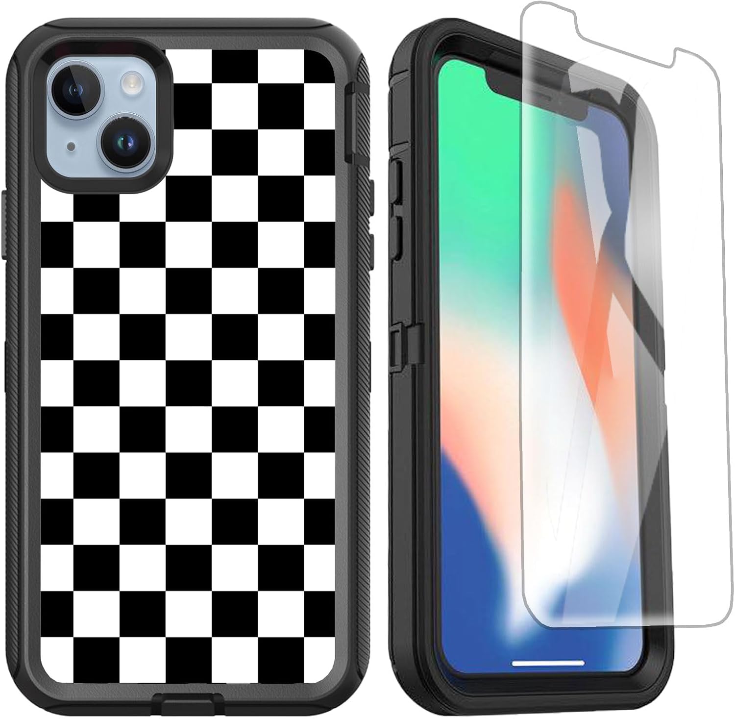 Amazon.com: OTTARTAKS Compatible for iPhone 14 13 Case with Screen ...