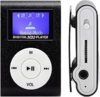 Vista 5 de Reproductor de MP3, memoria de 32 GB, LCD de 1.8 pulgadas, clip integrado, negro