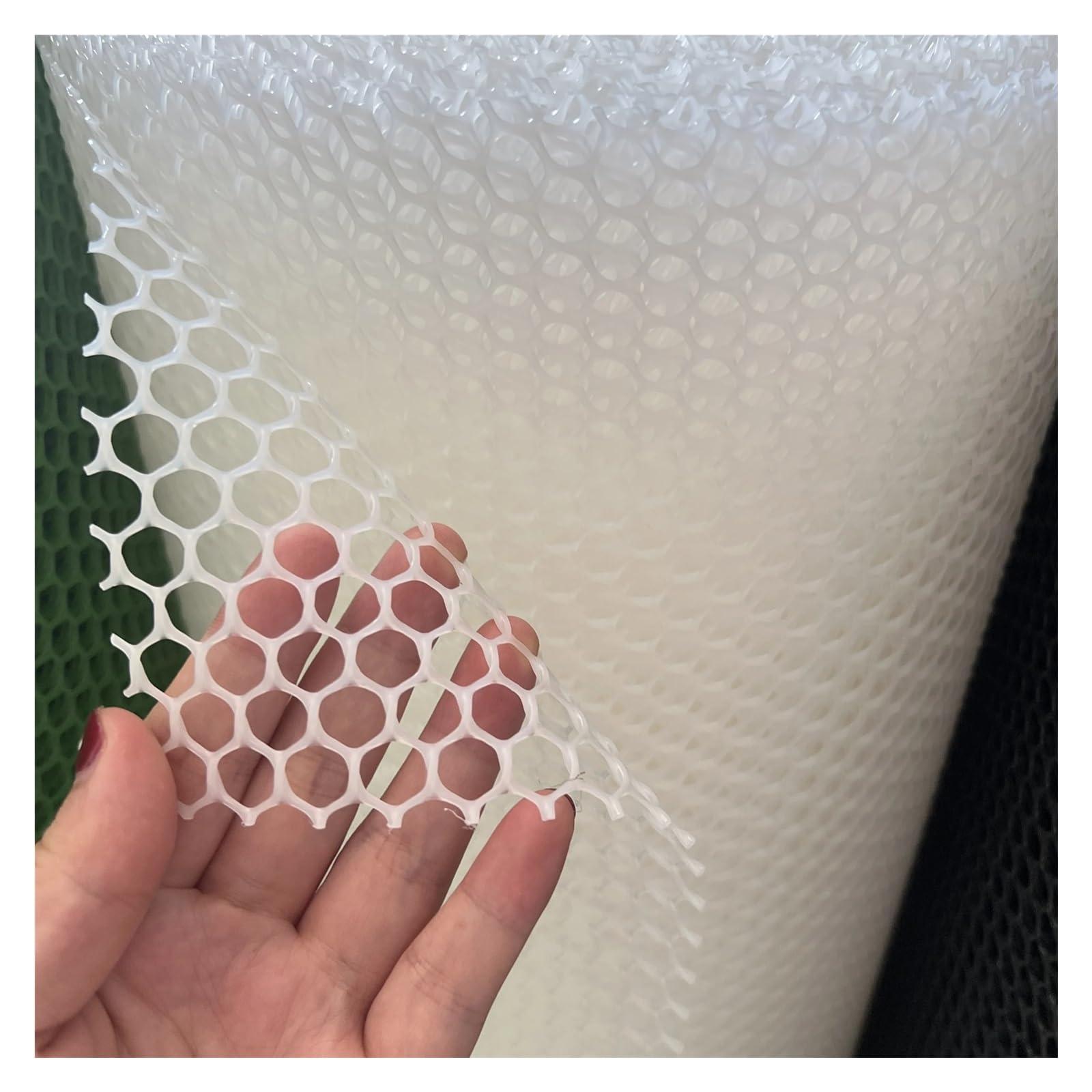 Clôture en maille en plastique anti-fugue pour chat et trou de 8 mm