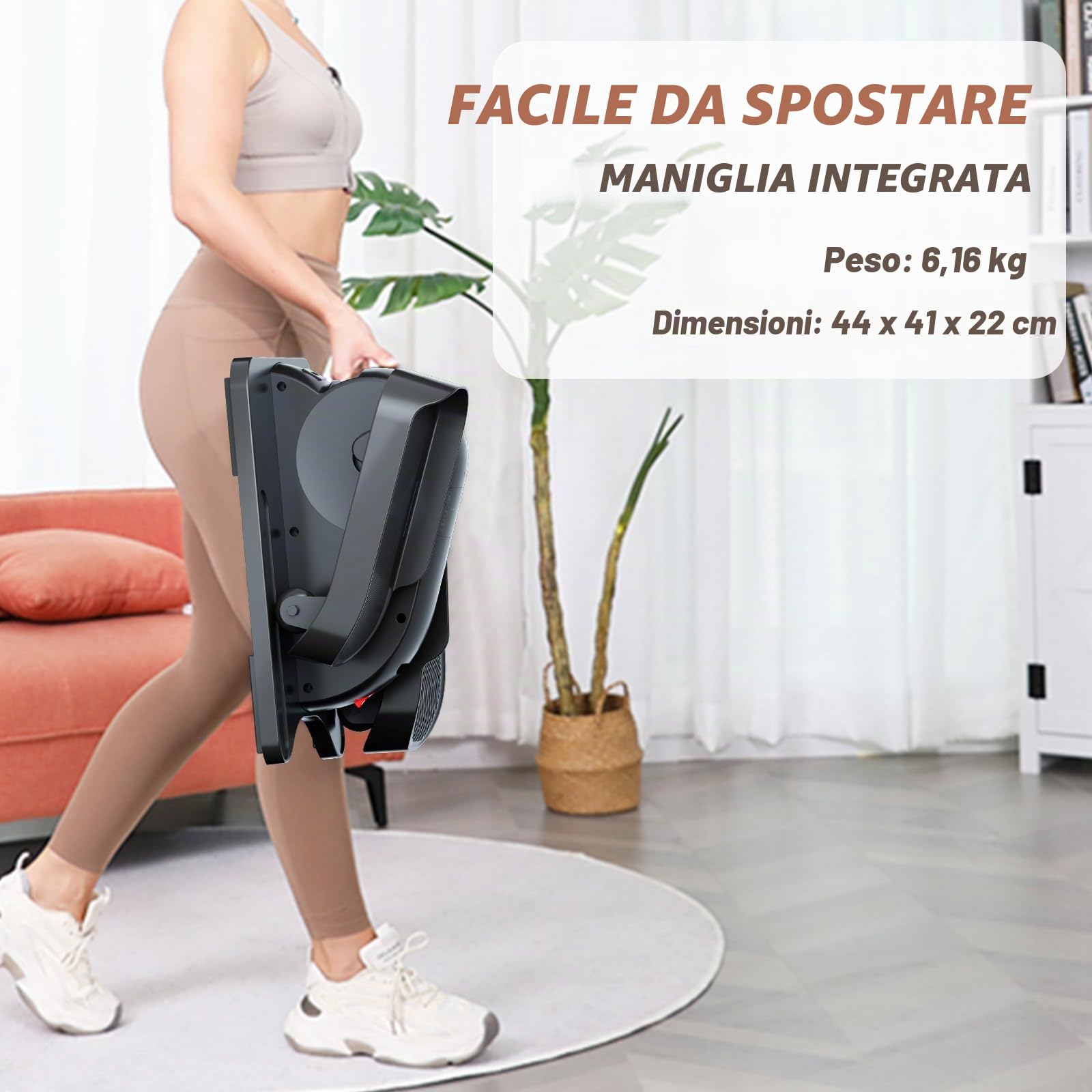 TODO Trainer Ellittico da Scrivania con Massaggi Fissi per i Piedi, Trainer Ellittico Elettrico per il Recupero Delle Gambe per Gli Anziani Pedalatore Seduto per Adolescenti e Adulti