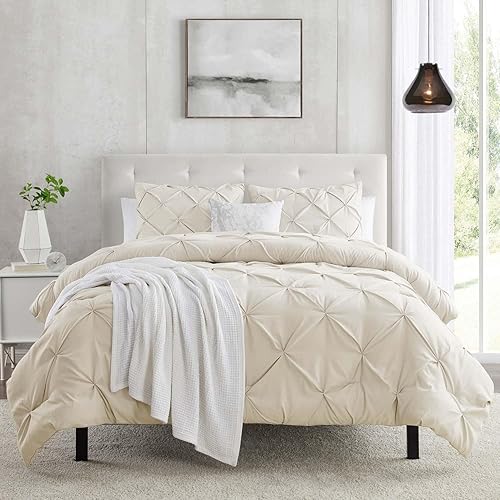 Miniatura 28 de Juego de funda de edredón gris tamaño King de 3 piezas, 1 funda de edredón de 104 x 90 pulgadas con cierre de botón y 2 fundas de almohada, juego