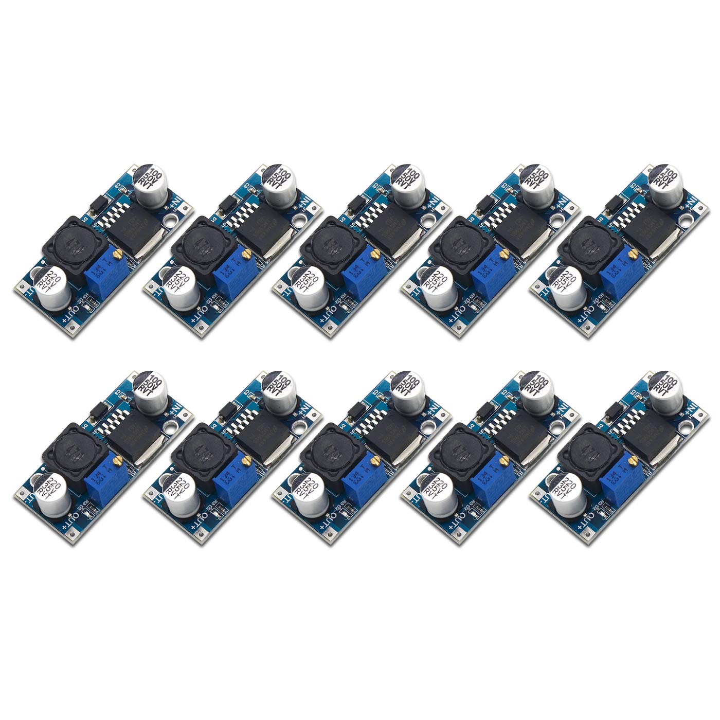 Electronicspices Pack of 10 LM2596 DC-DC Step Down power supply module 3A voltage regulator 24V 12V 5V 3V 4.0-40 to 1.3-37V (B08WR7YK2Q) Amazon Price History, Amazon Price Tracker