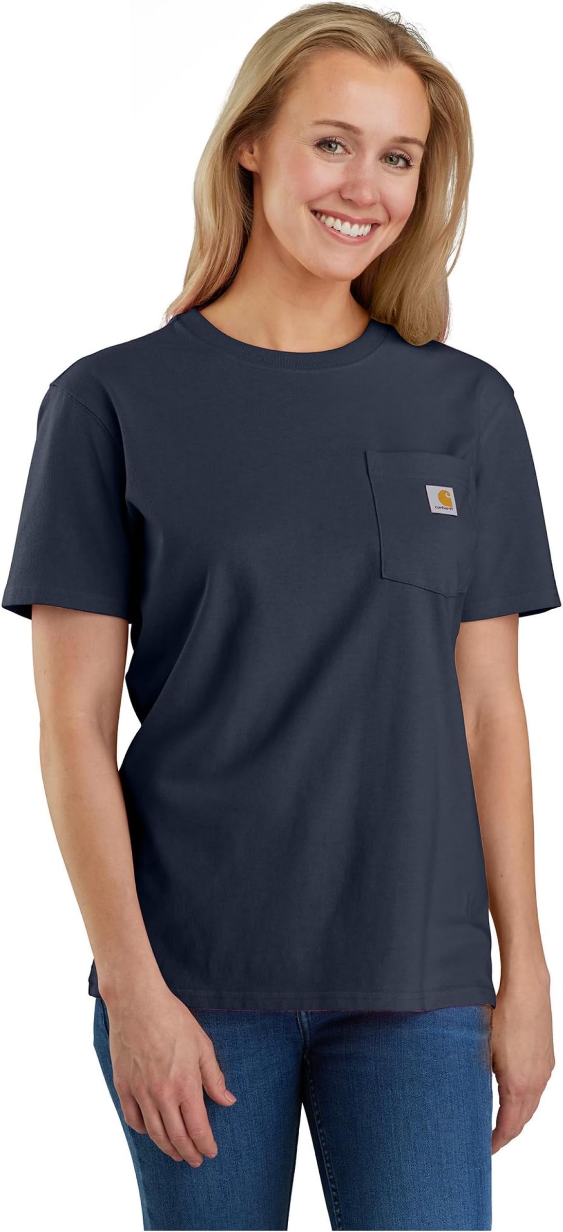 Carhartt Women's K87 Workwear T-Shirt with Pockets Short Sleeve, Regular and Plus Sizes