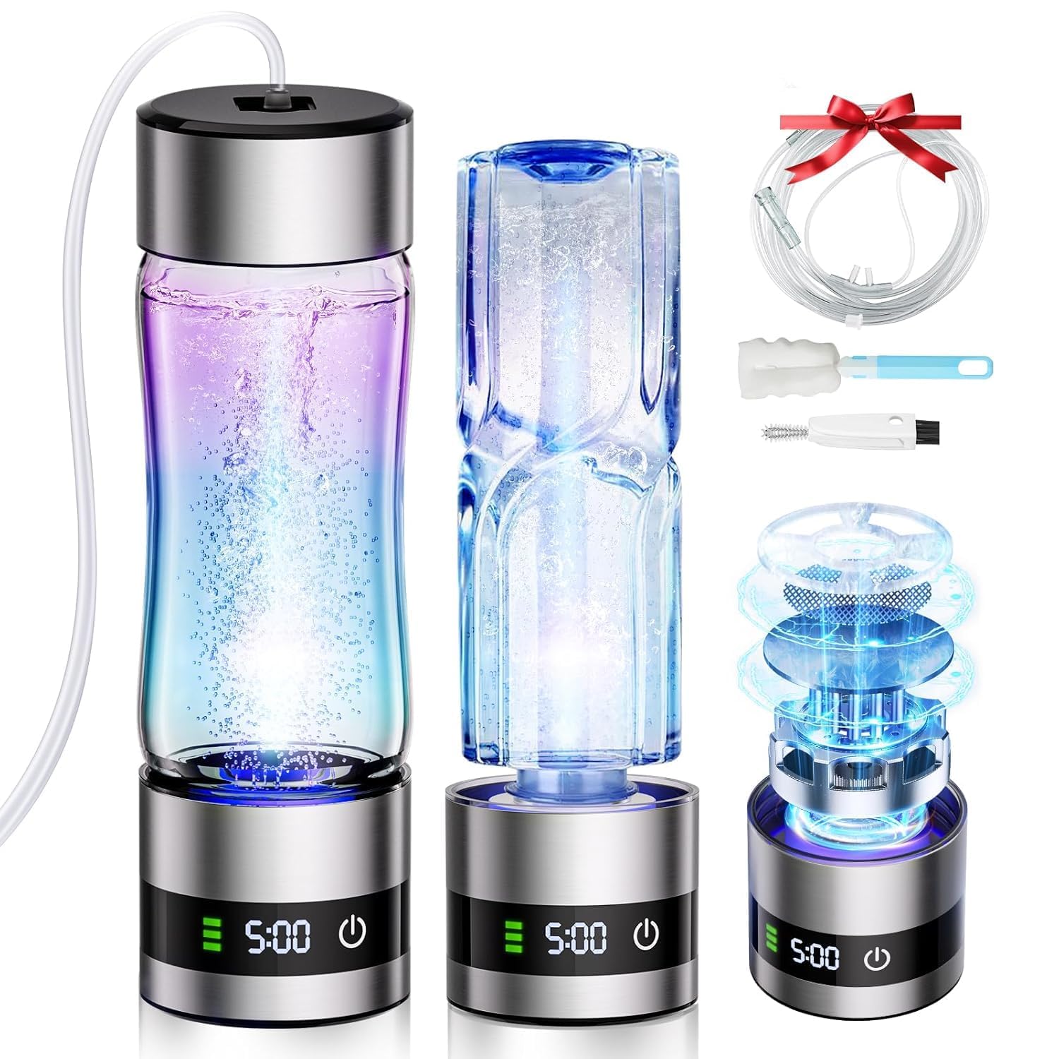 Wasserstoff-Wasserflasche 4.0 Mit SPE-PEM-Technik – Doppelter Wasserstoffgehalt, 0 Chlor & Ozon