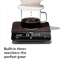 Vista 2 de OXO Brew 6 Lb. Precision Coffee Scale with Timer, Black
