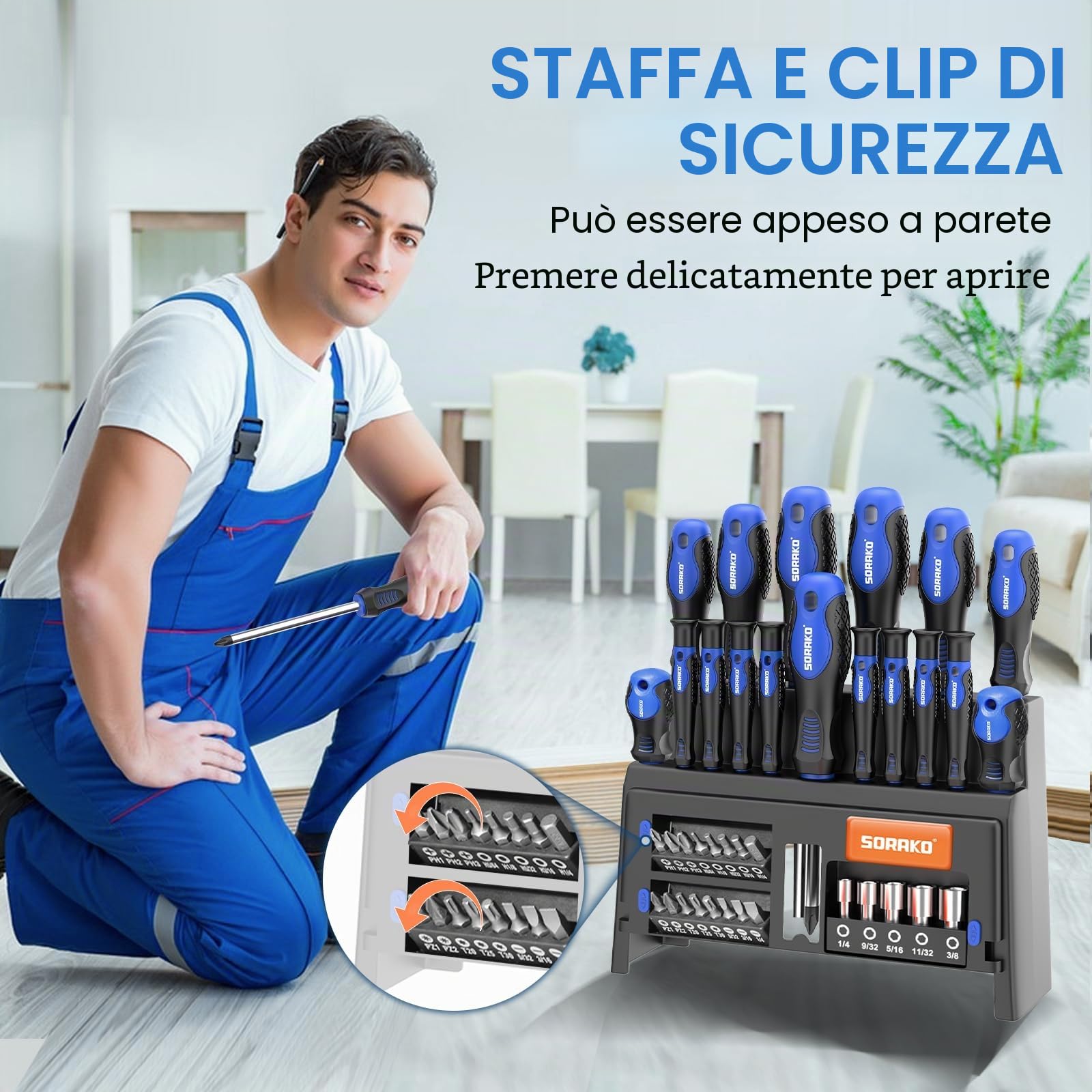 SORAKO Set di cacciaviti da 40 pezzi
