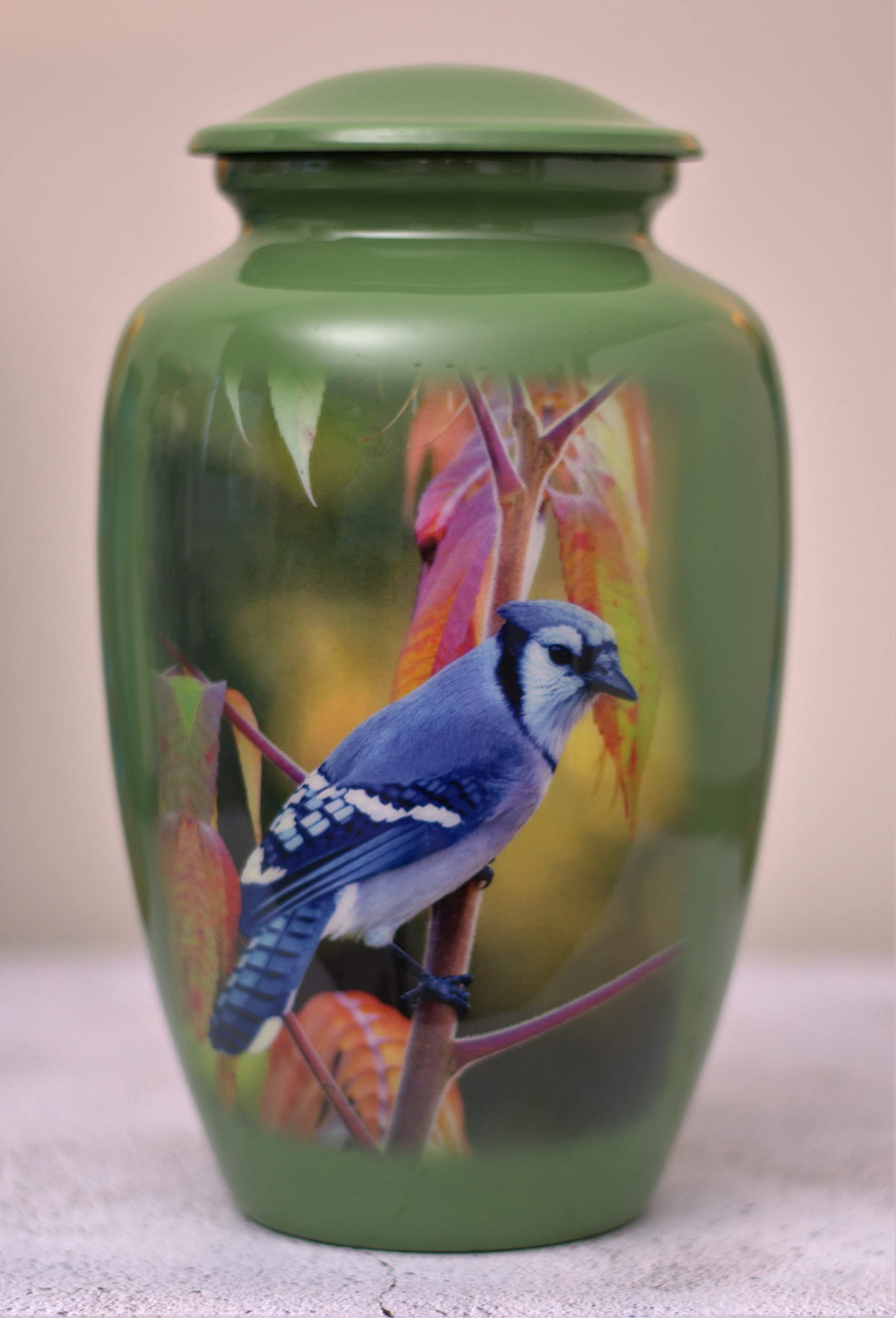 Today's A Gift Blue Jay Cremation Urn for Human Ashes, Memorial