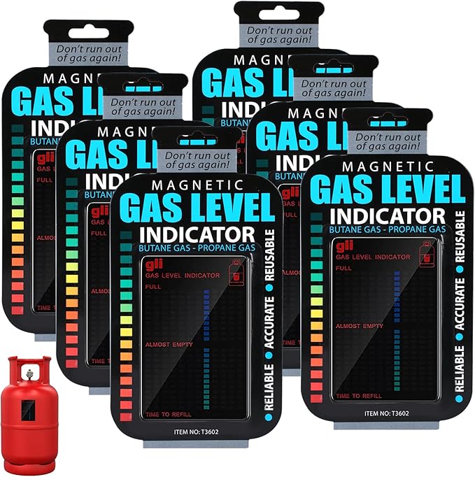 ZUOLUN Gas Level Indicator, 6pcs Reusable Propane