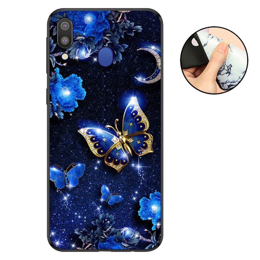 YYSJKFor Or Samsung Galaxy A30 Case Cover 6.4 Black Matte Phone Case For Samsung A30 Case Silicone Soft Tpu Bumper A 30 A305F Funda,JBD,A30 A305F