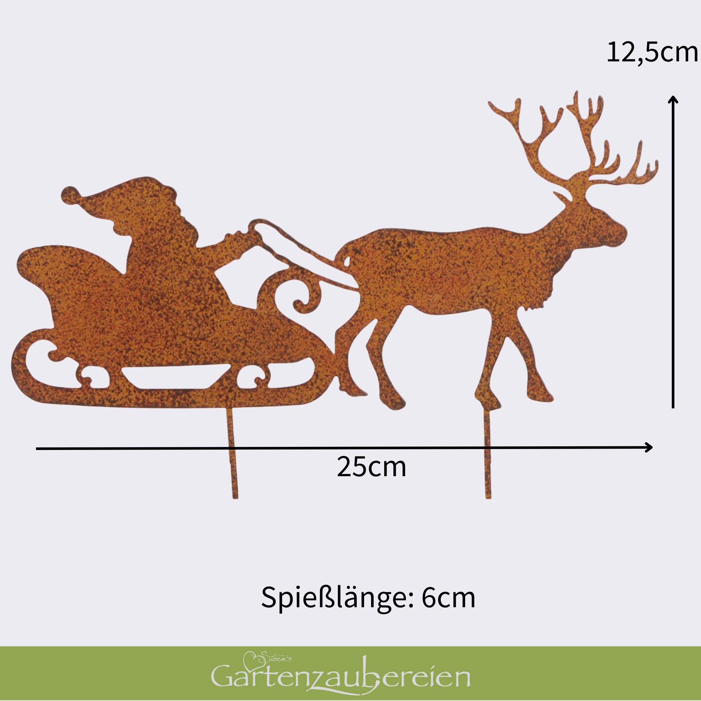 SWANEW Lot De 5 Piquets De Jardin Poulets Décoration Rouille Décoration