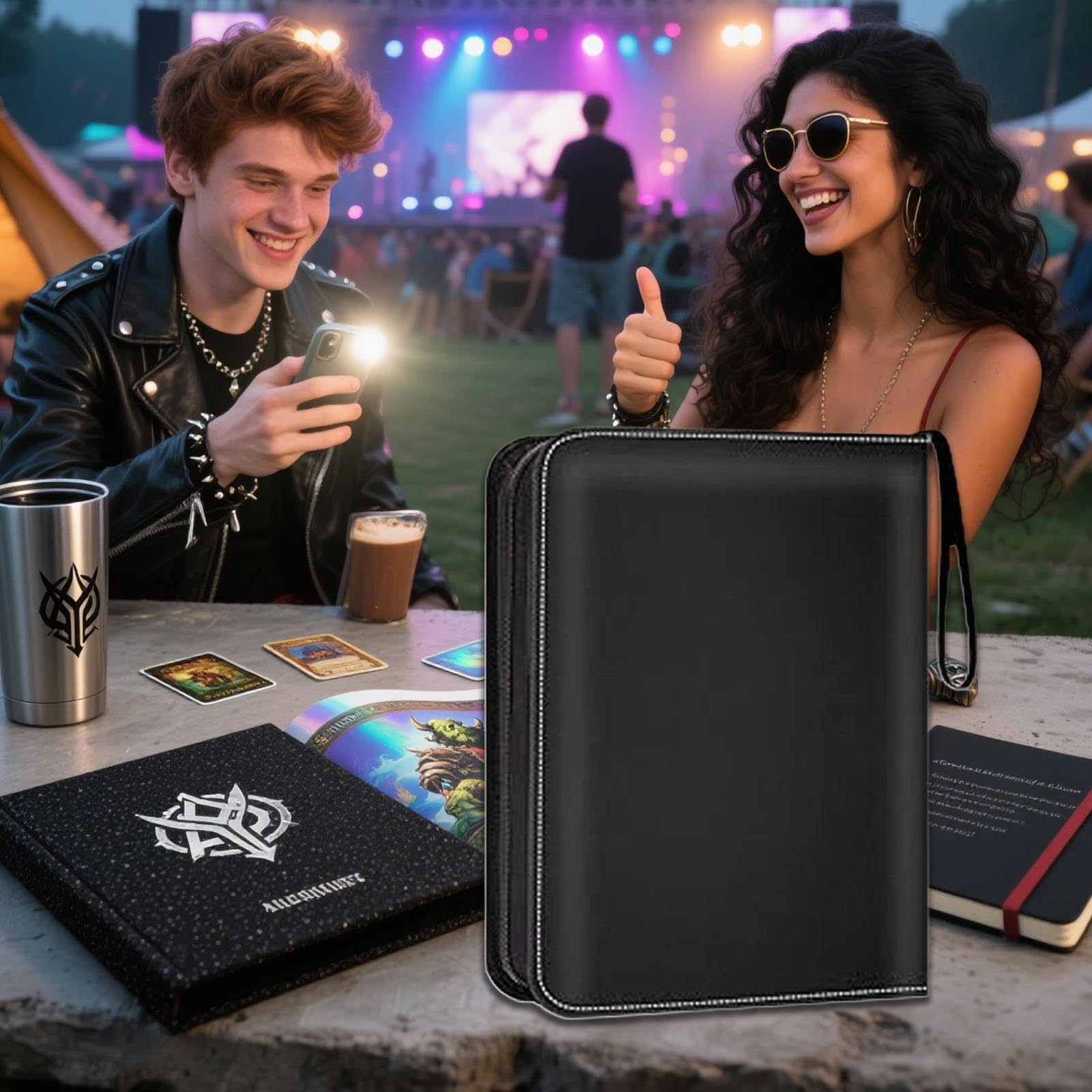Raccoglitore per Carte Sportive Porta Photocard Con Cerniera Per