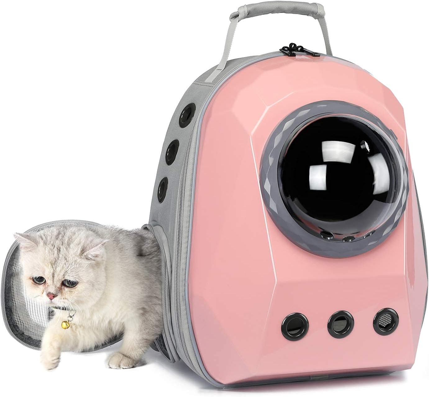UOOPET cat Carrier Backpack,Space Capsule Bubble Portable Pet Carrier for Small Dog Airline-Approved, Designed for Travel, Hiking,…