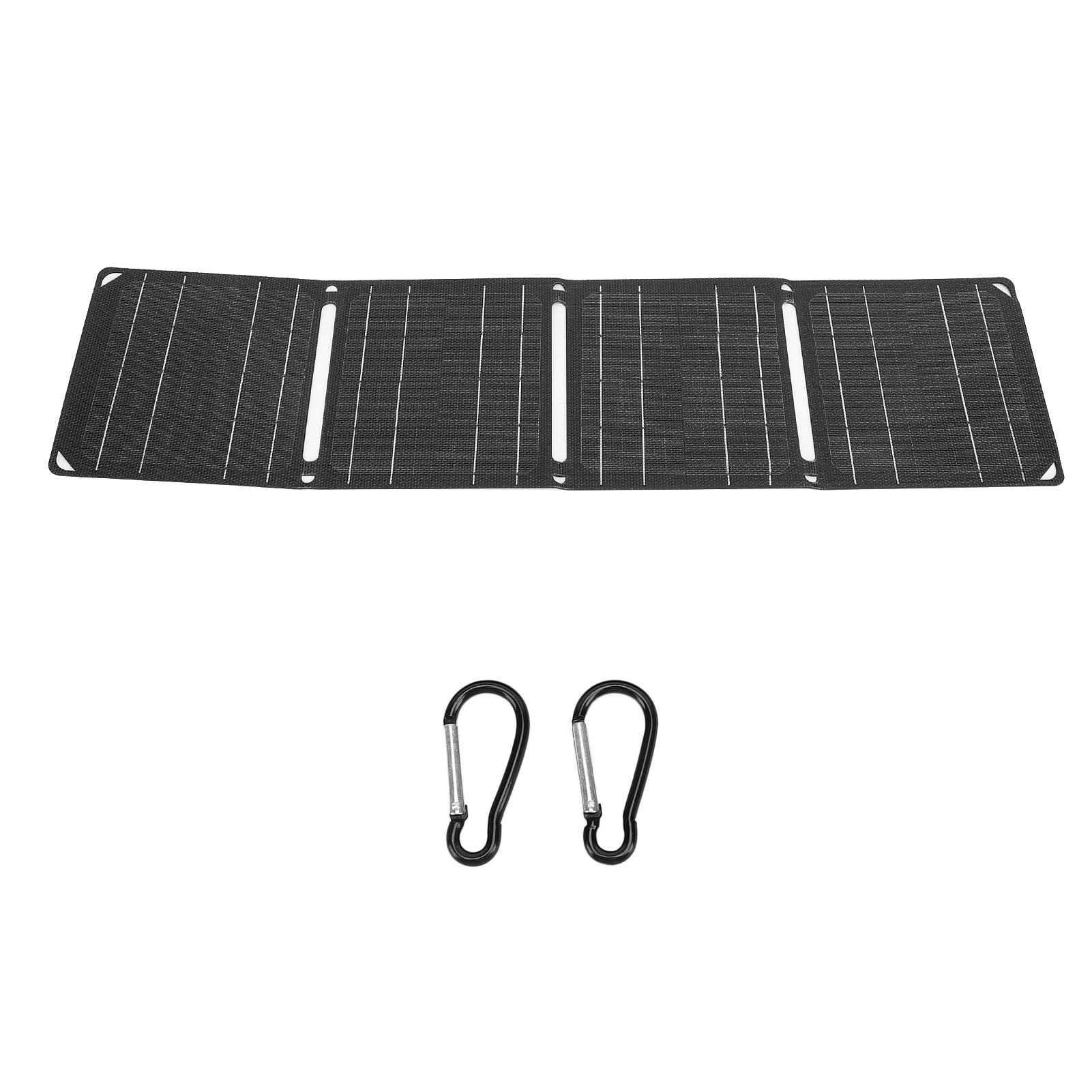 Foldable Solar Panel Charger Monocrystalline Silicon 40W Portable Outdoor Camping