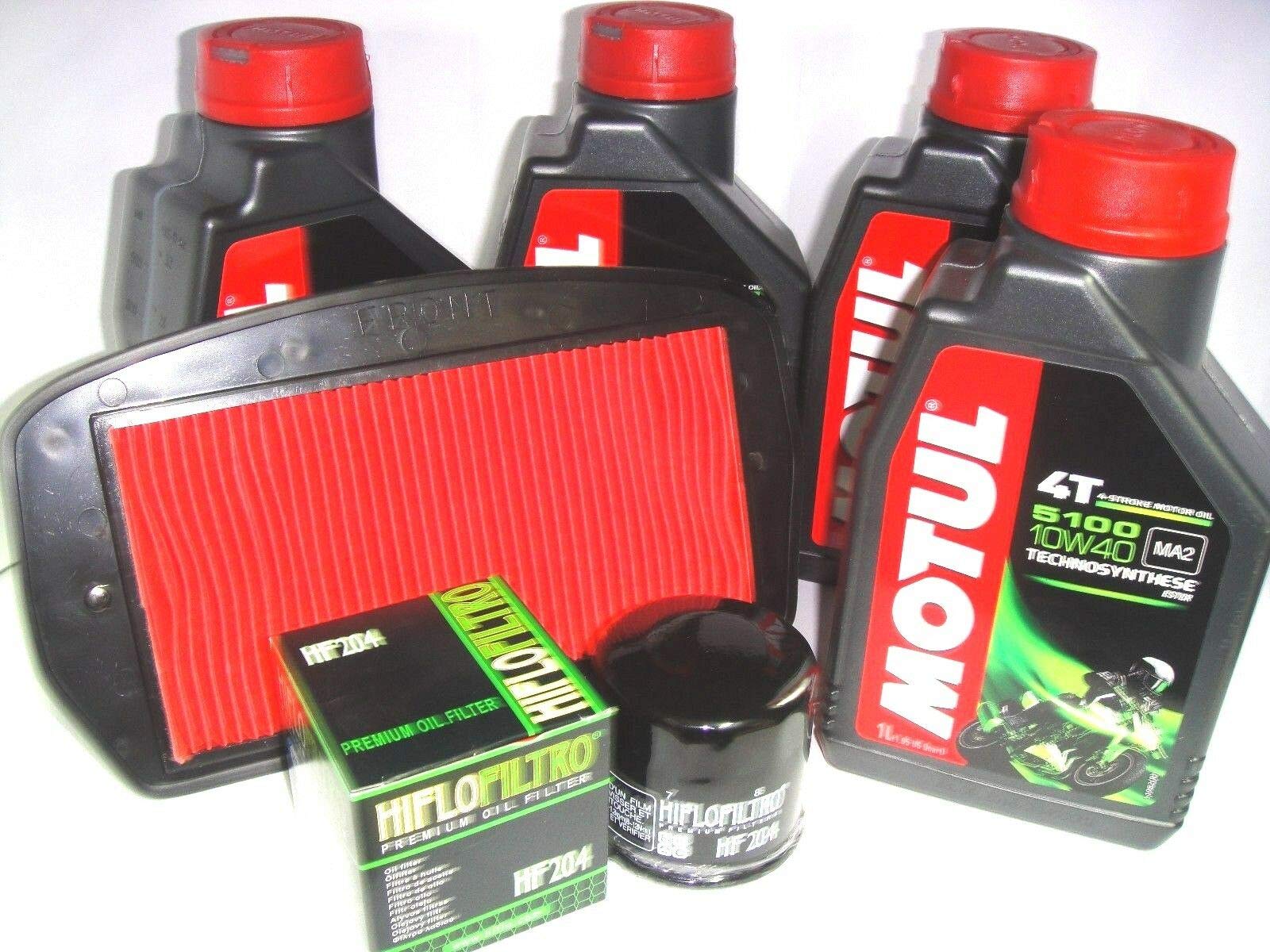 TAGLIANDO 4 litri 5100 10W40 FILTRO OLIO ARIA YAMAHA 600 FZ6 FAZER S2 2011