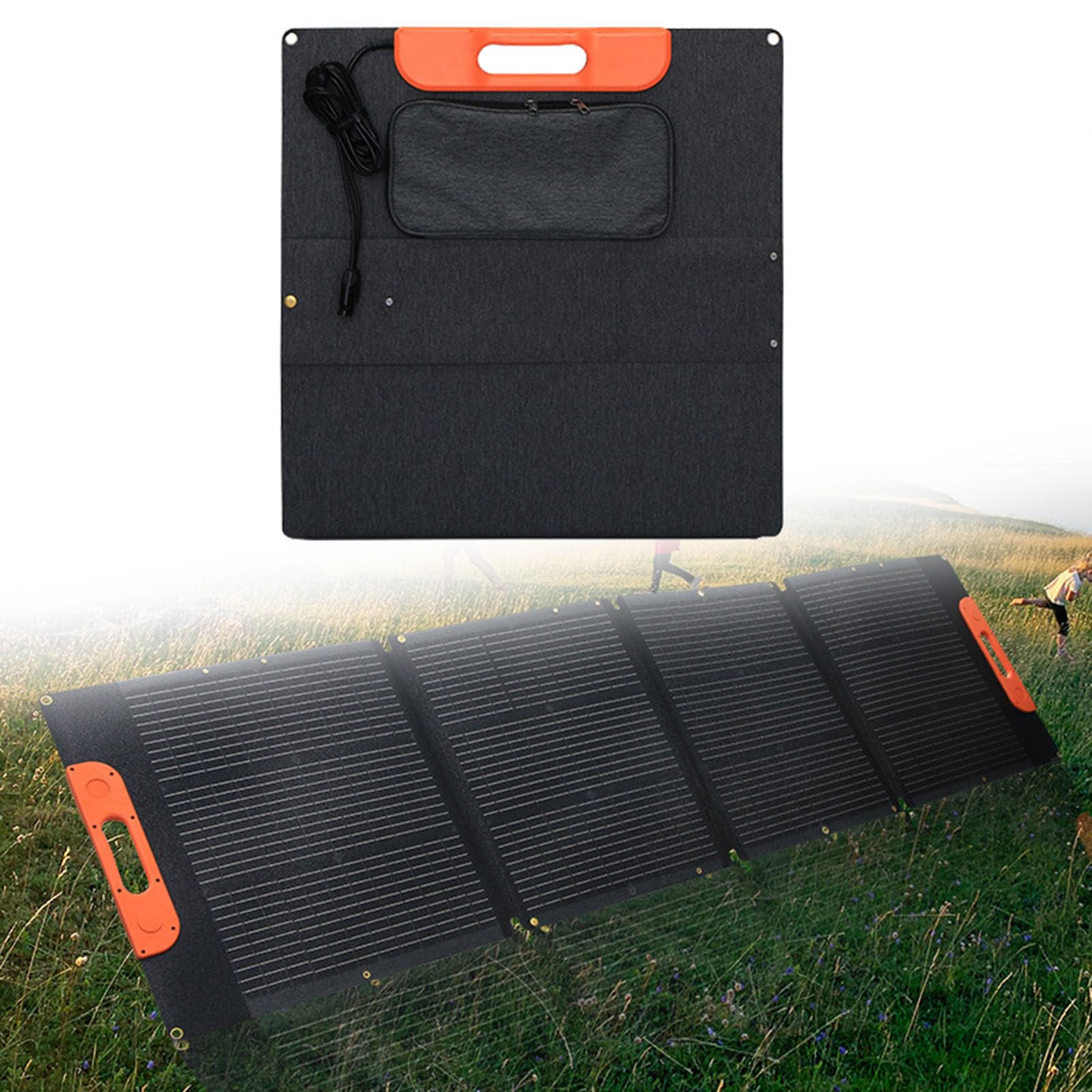 Panel Solar portátil de 240 W, Paneles solares fotovoltaicos Plegables Impermeables de 19,44 V para teléfonos móviles, portátiles, teléfonos móviles, Bancos de energía