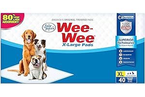 Four Paws Wee Wee Pads: XL Pee Pads for Extra Large Dogs
