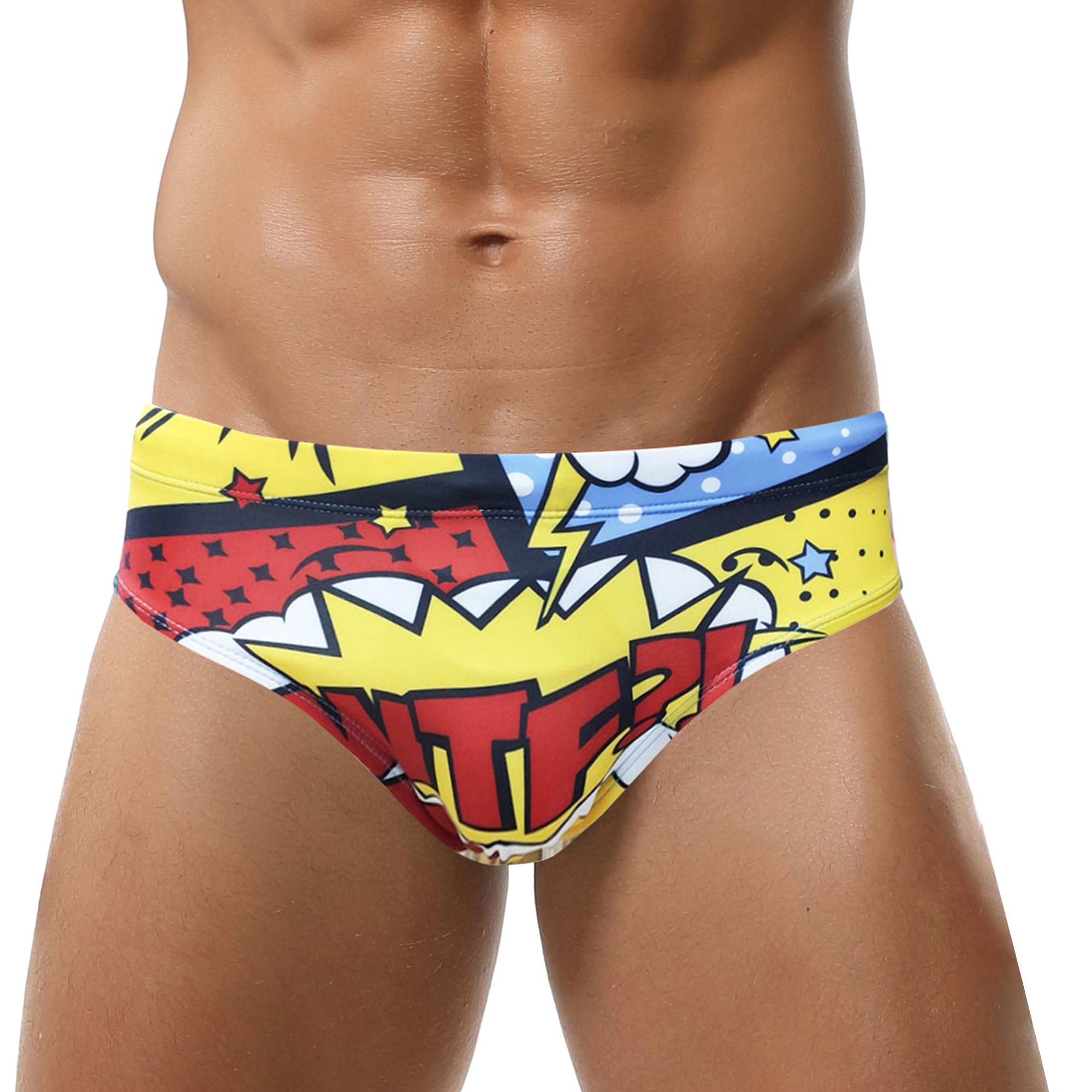FEOYA Men's Swim Briefs Low Rise Bikini Swimwear Guyana