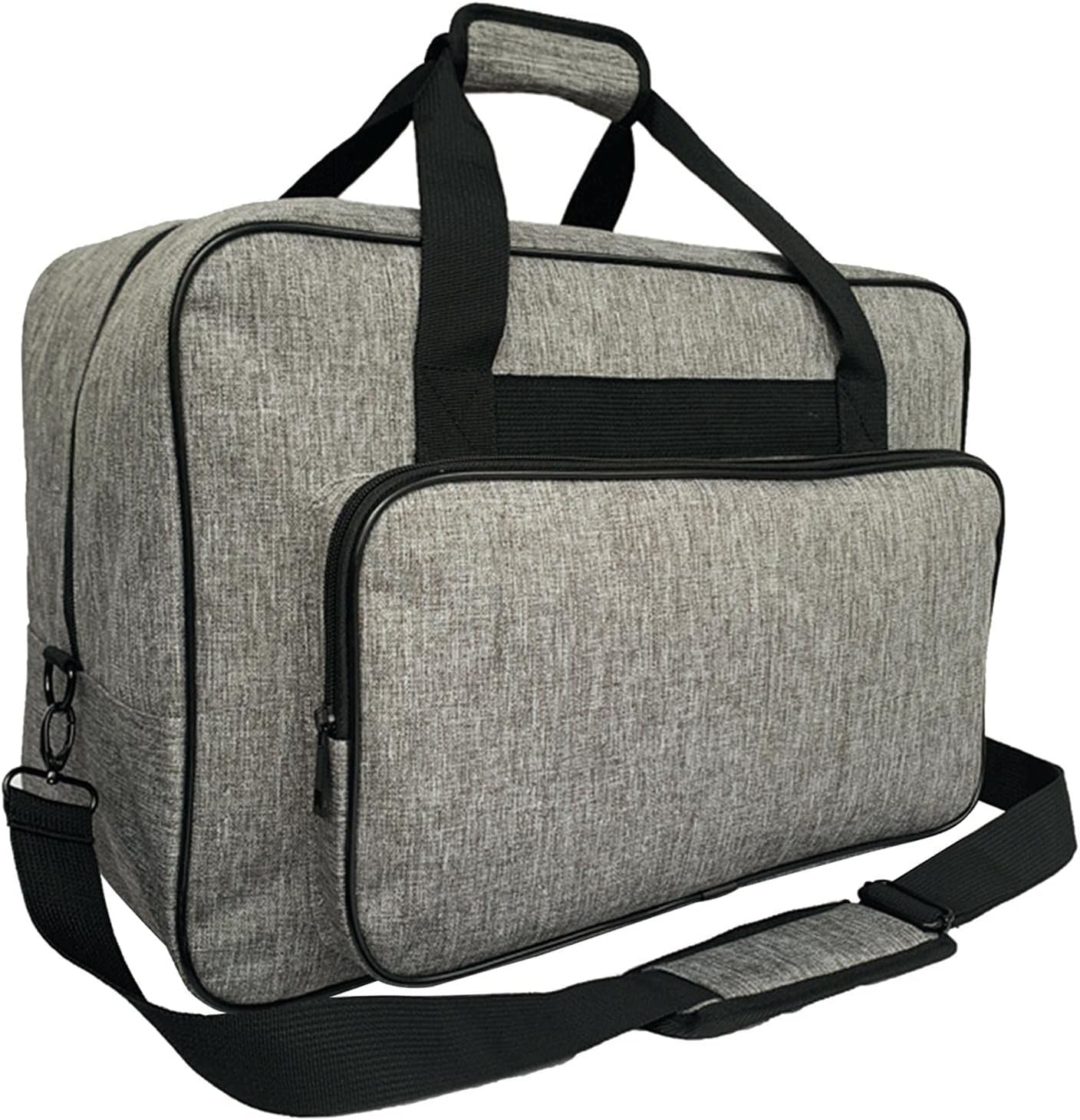 Borsa per macchina da cucire, borsa tote con tasche e manici, custodia universale per macchina da cucire, grigio-Ivan