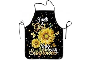 Giwawa Sunflower Apron: A Flourishing Fashion in the Kitchen