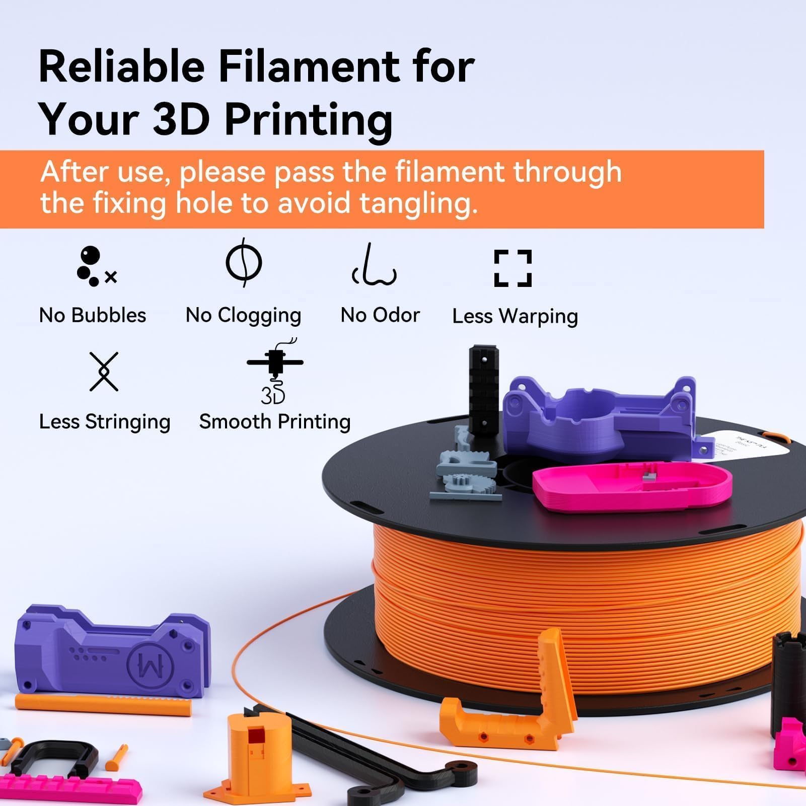 kexcelled Filament PLA Magenta CMYK pour Imprimante 3D 1,75mm 1kg | Couleur Vive, Haute Stabilité et Ténacité, Matériau pour Imprimante 3D, Compatible avec la Plupart des FDM et AMS