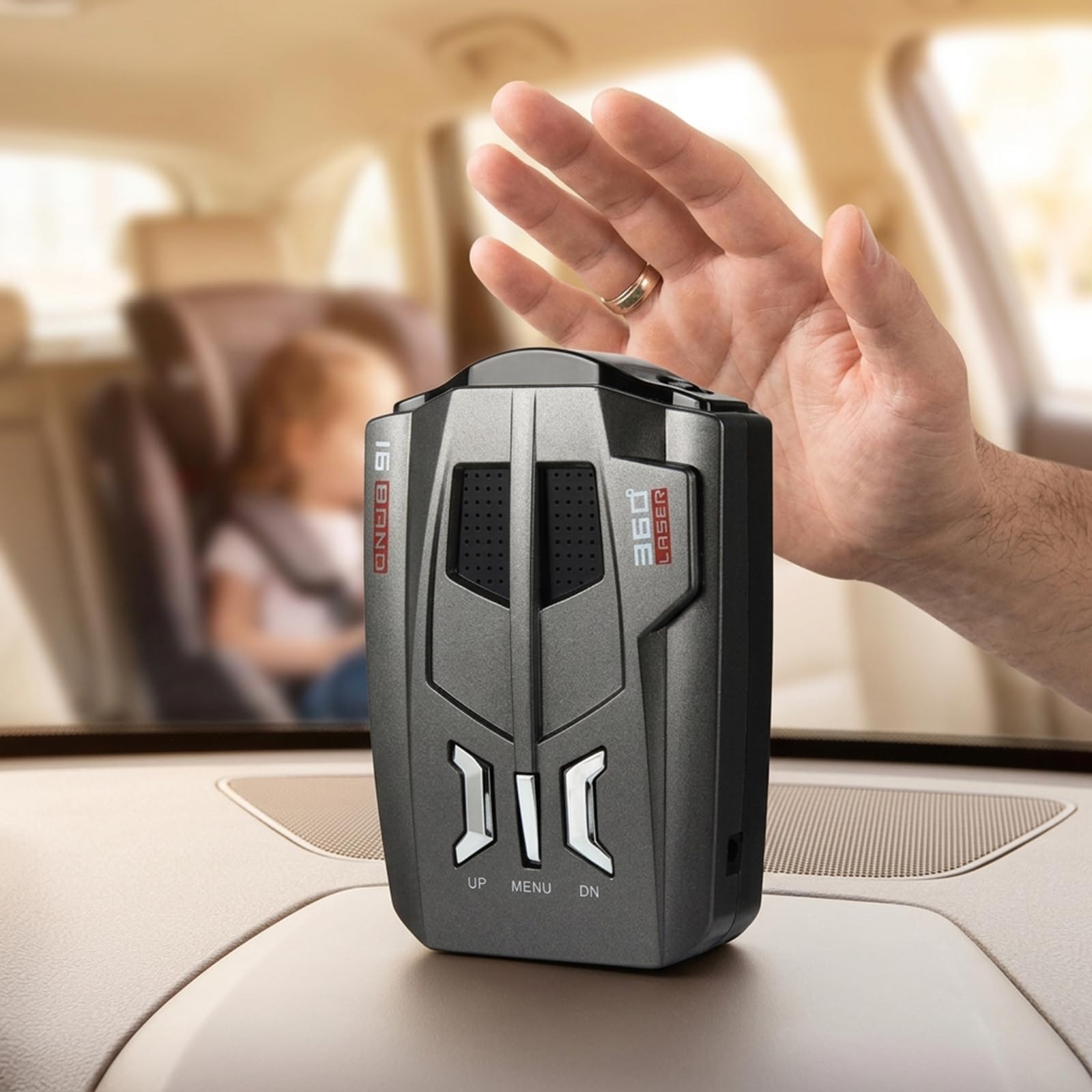 Radar Detector V9 12V Display Digitale E Avviso Vocale