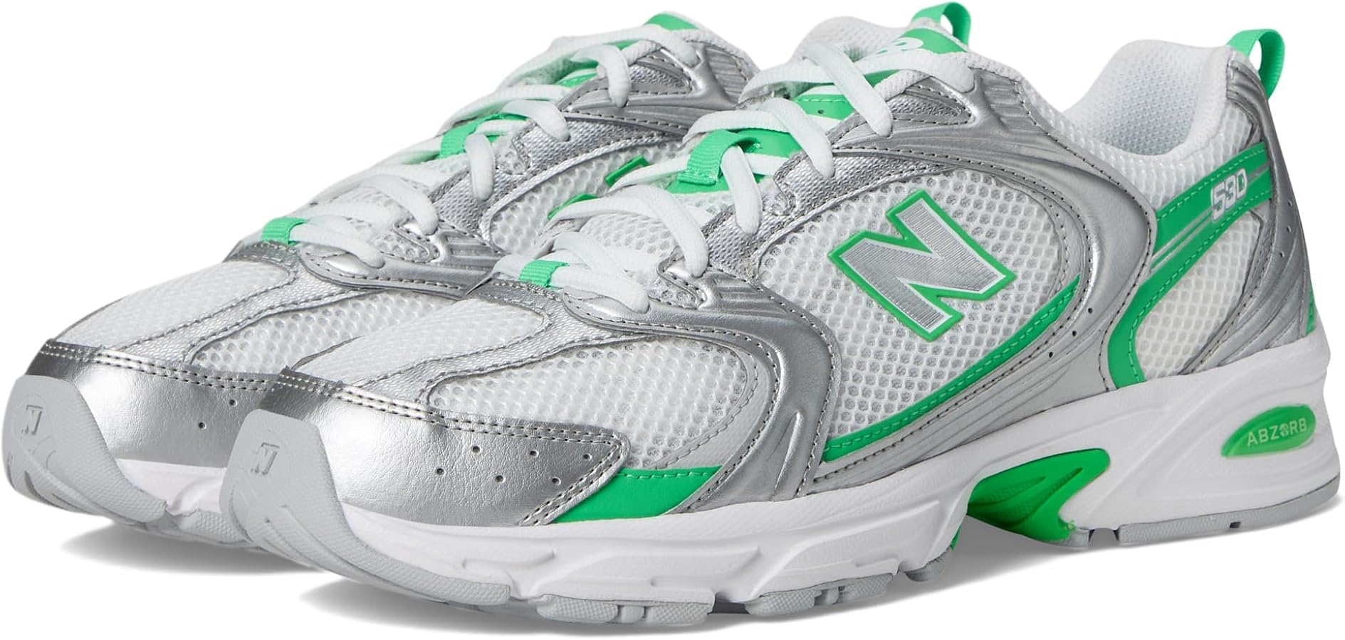 Amazon.com | New Balance Unisex 530 Sneaker, Silver Metallic