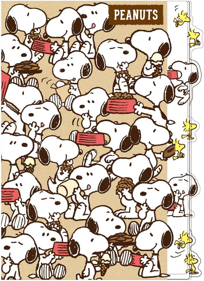 Amazon サンスター文具 スヌーピー クリアファイル 5ポケット S いっぱい 文房具 オフィス用品 文房具 オフィス用品