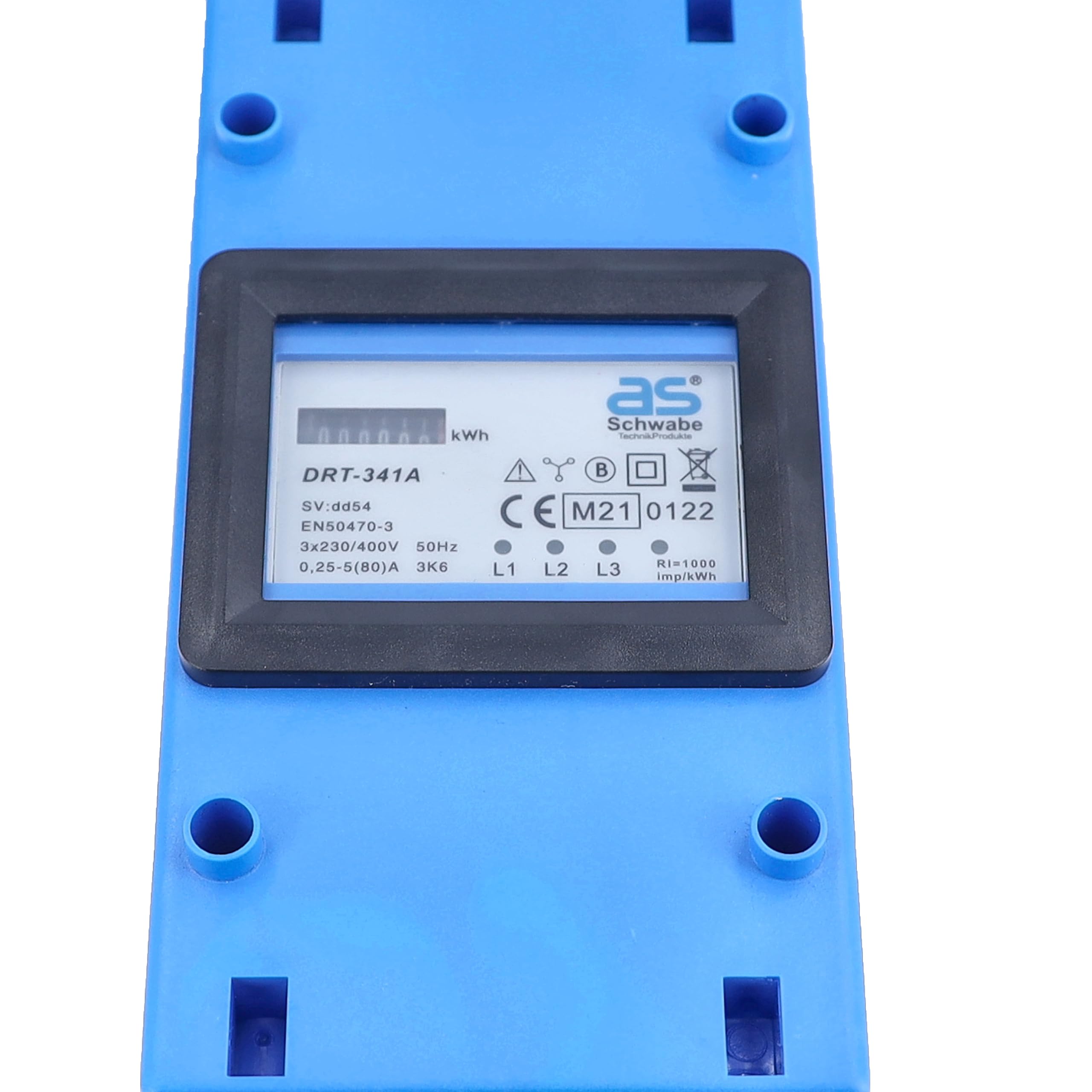 as - Schwabe MIXO Stromzähler Zwischenstecker Box Starkstrom 400V MID-konformer - Stromzähler zur Reduzierung der EEG-Umlage - CEE-Stecker und Kupplung 5-polig IP44 Made in Germany 61745