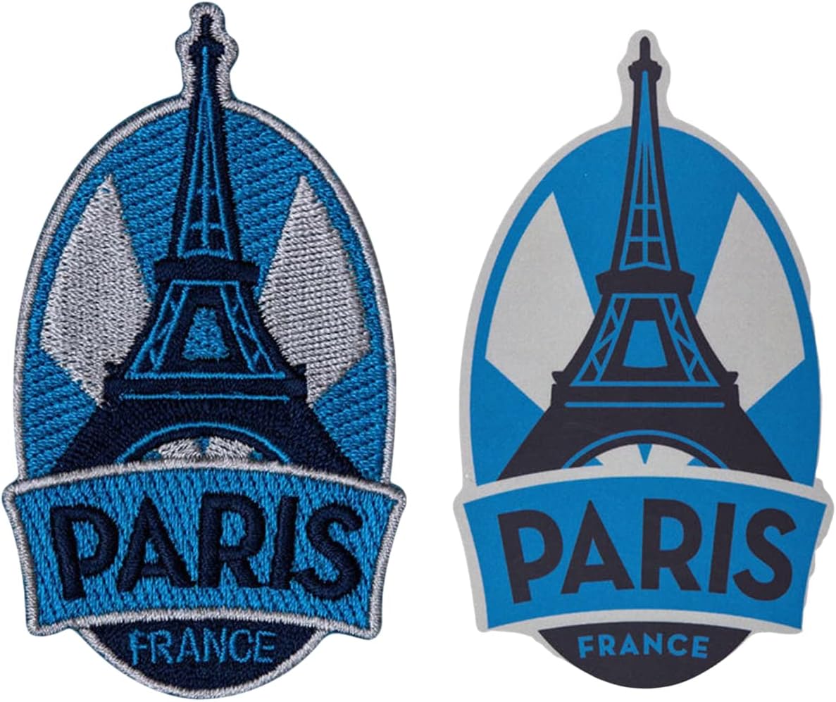 Paris Bundle – Parche de viaje y adhesivo de vinilo