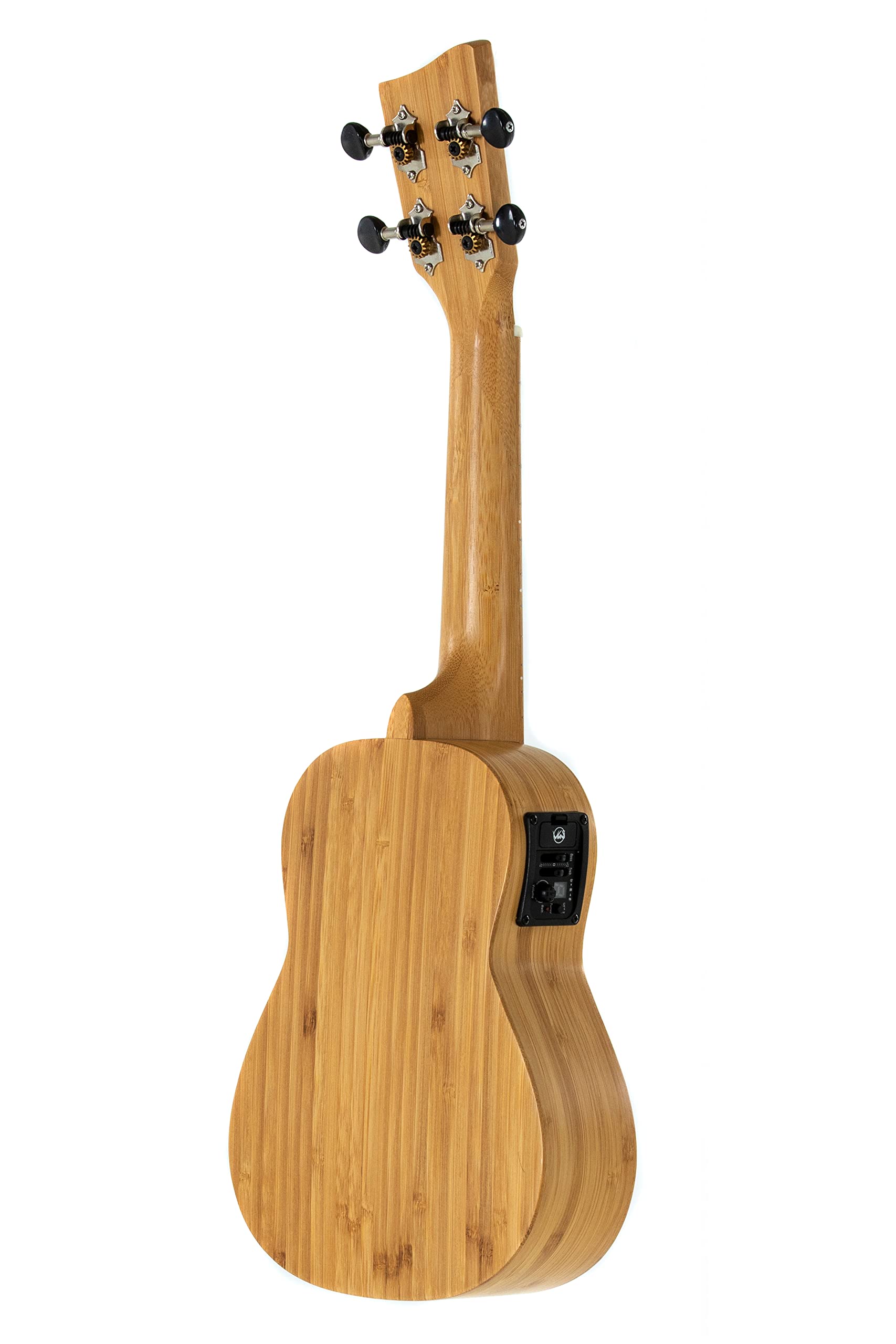 GEWA Soprano Ukulélé Manoa Bambou Électro-Acoustique - Bambou massif - Naturel satiné - Préampli UCT-2 - incl. Gig Bag rembourré - K-SO-BBE
